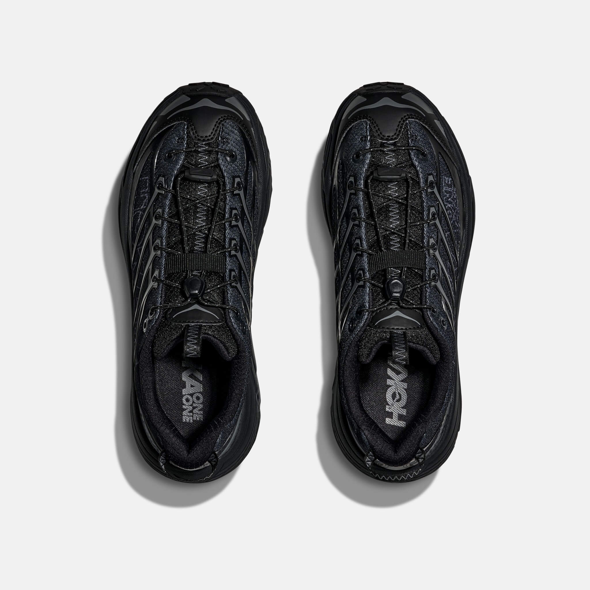 Unisex Black Hoka Mafate Three2 Wordmark Sneakers