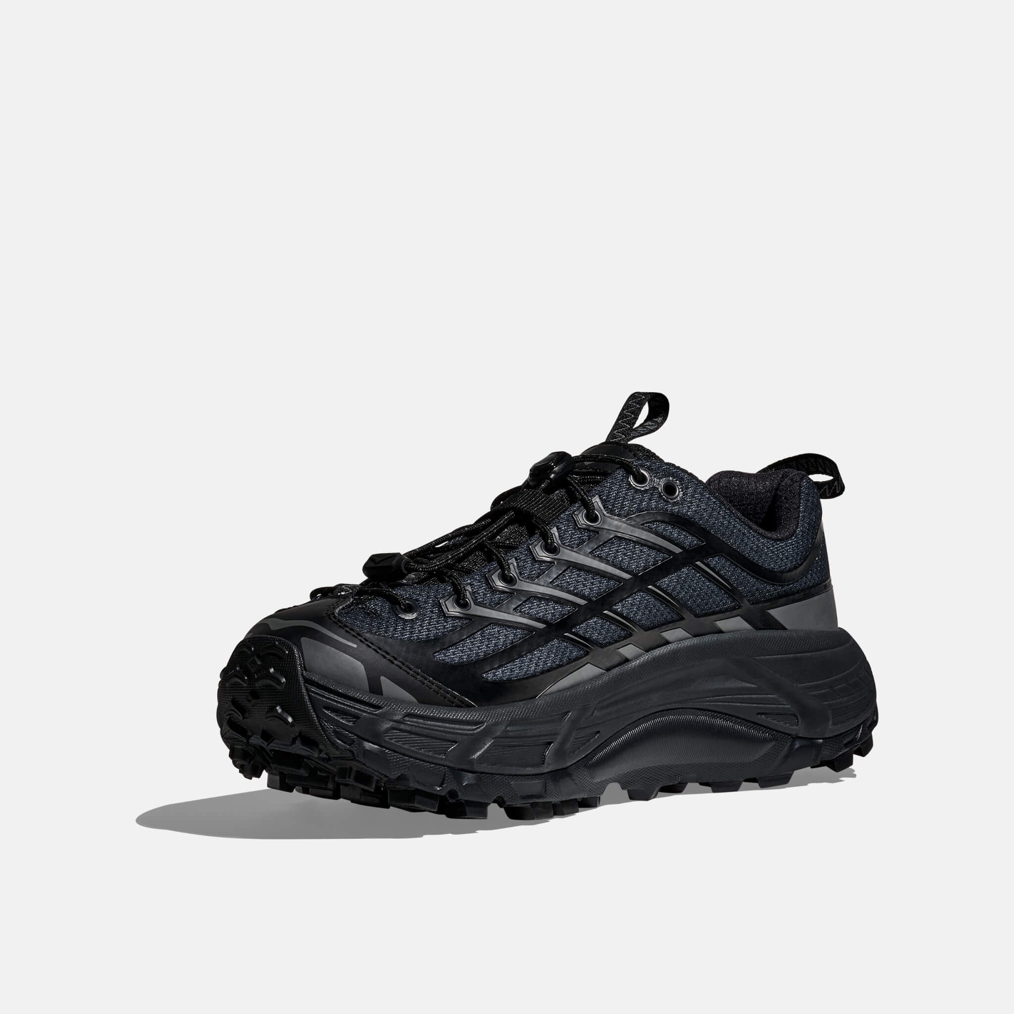 Unisex Black Hoka Mafate Three2 Wordmark Sneakers