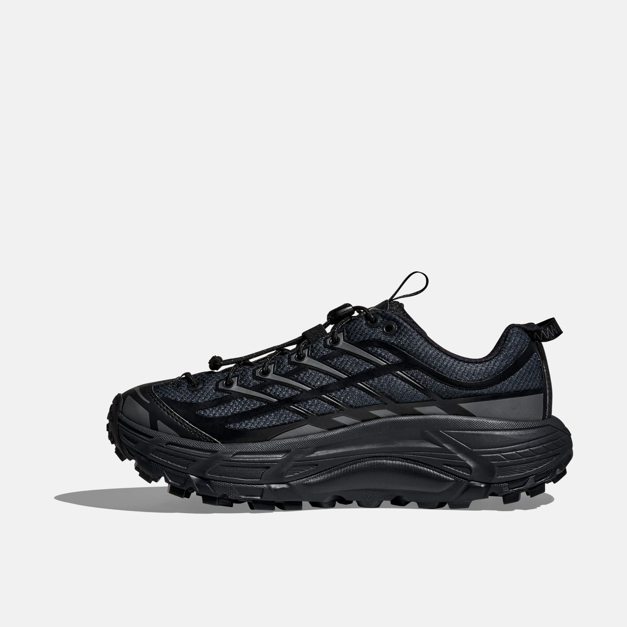 Unisex Black Hoka Mafate Three2 Wordmark Sneakers
