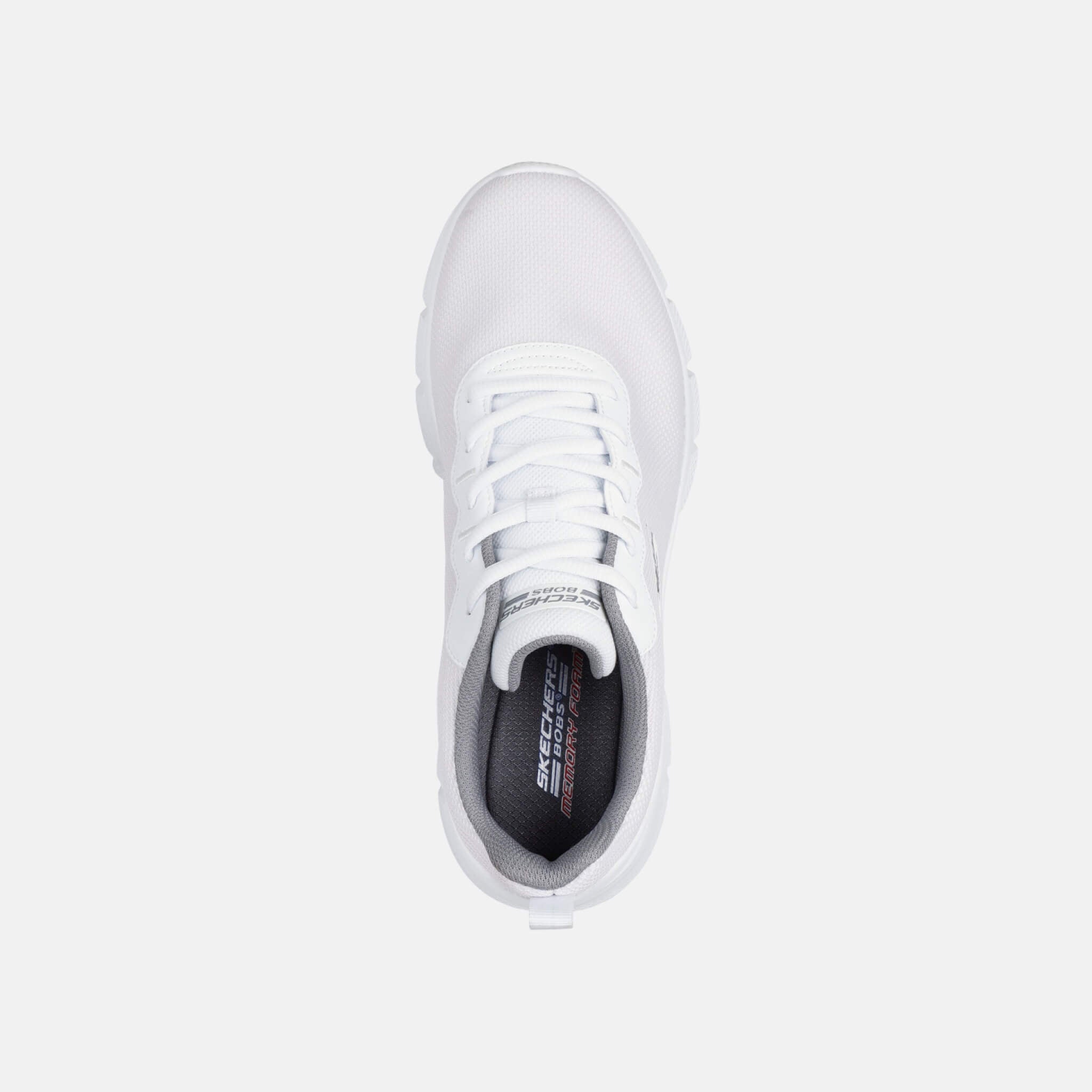 Męskie białe sneakersy Skechers Bobs Sport B Flex – Icy Edge