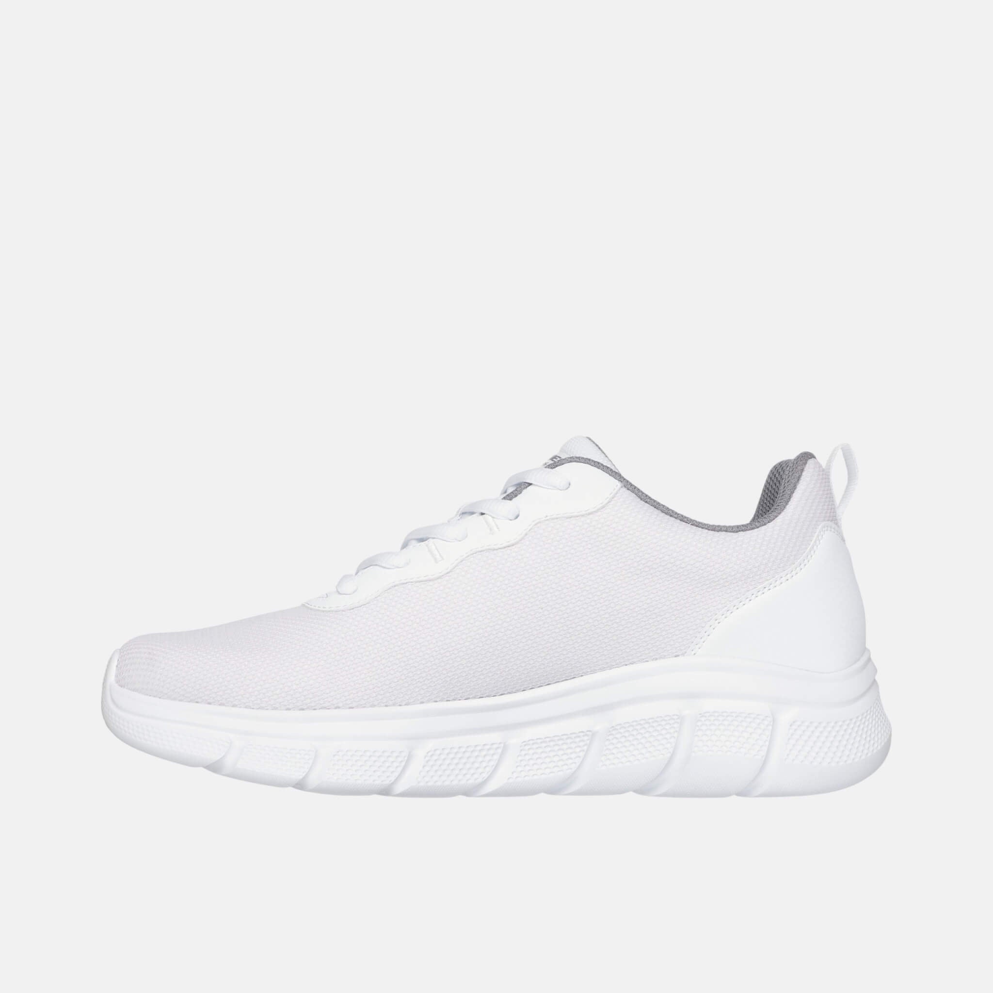 Męskie białe sneakersy Skechers Bobs Sport B Flex – Icy Edge