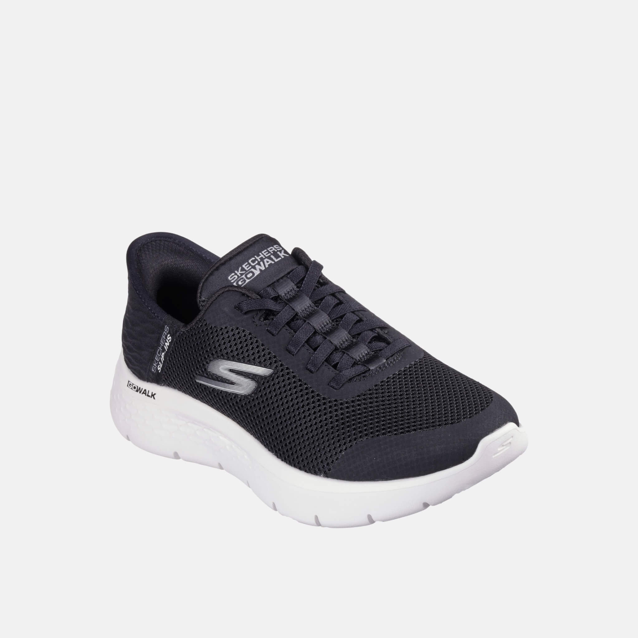 Damskie czarne sneakersy Skechers Go Walk Flex – Grand Entry