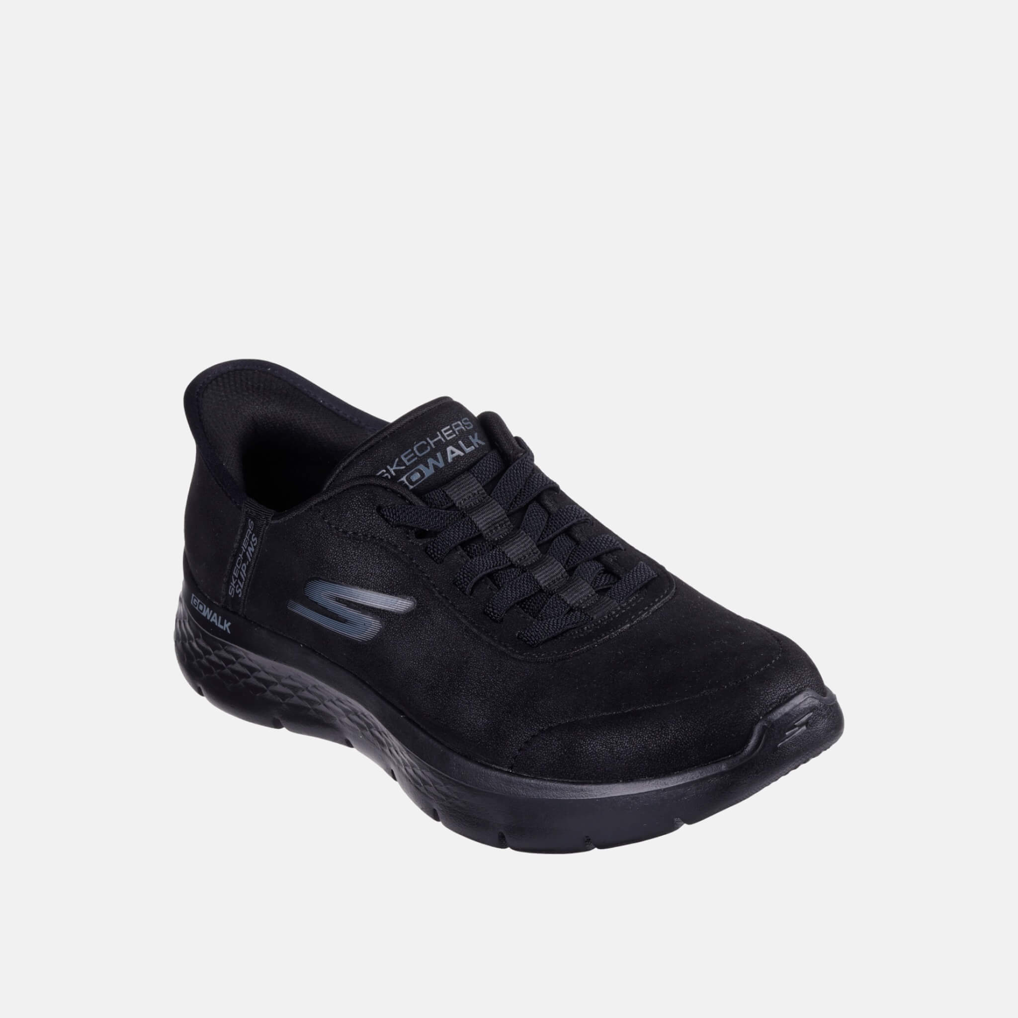 Damskie czarne sneakersy Skechers Go Walk Flex – Mali