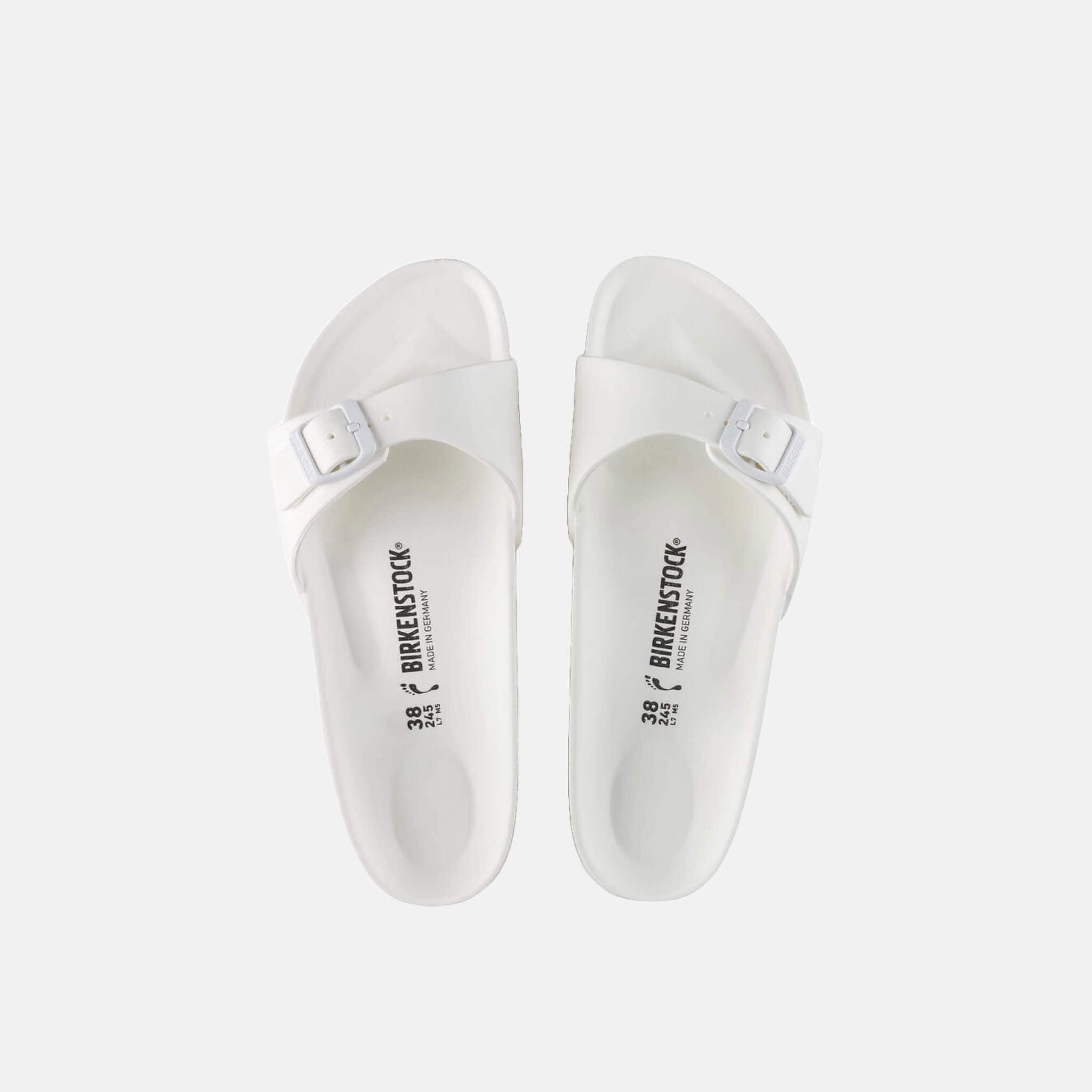 Białe klapki Birkenstock Madrid EVA