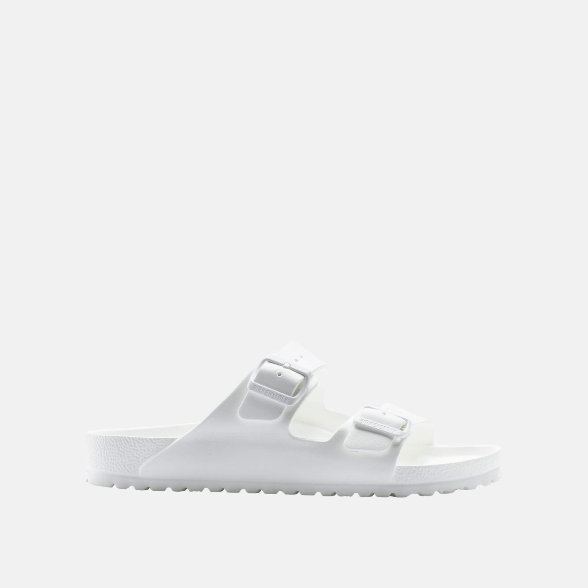 Białe klapki Birkenstock Arizona EVA w rozmiarze regular