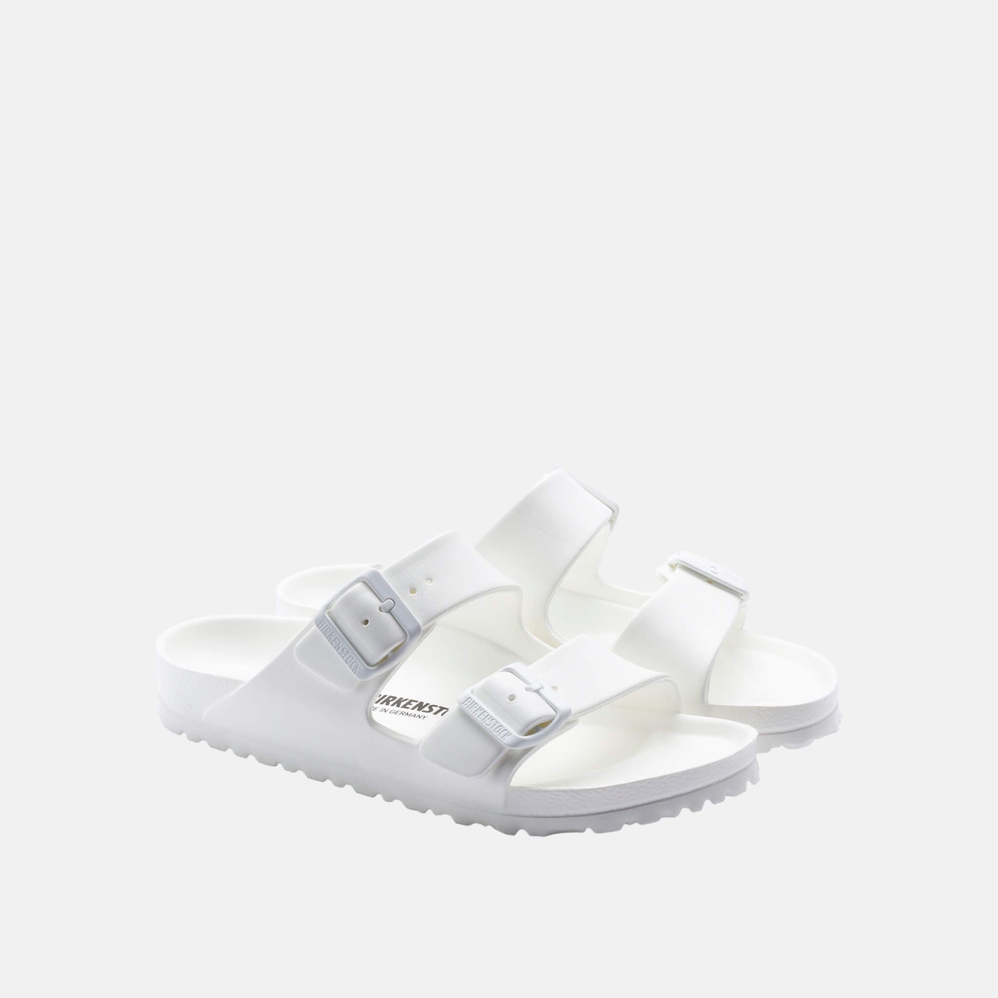Białe klapki Birkenstock Arizona EVA w rozmiarze regular