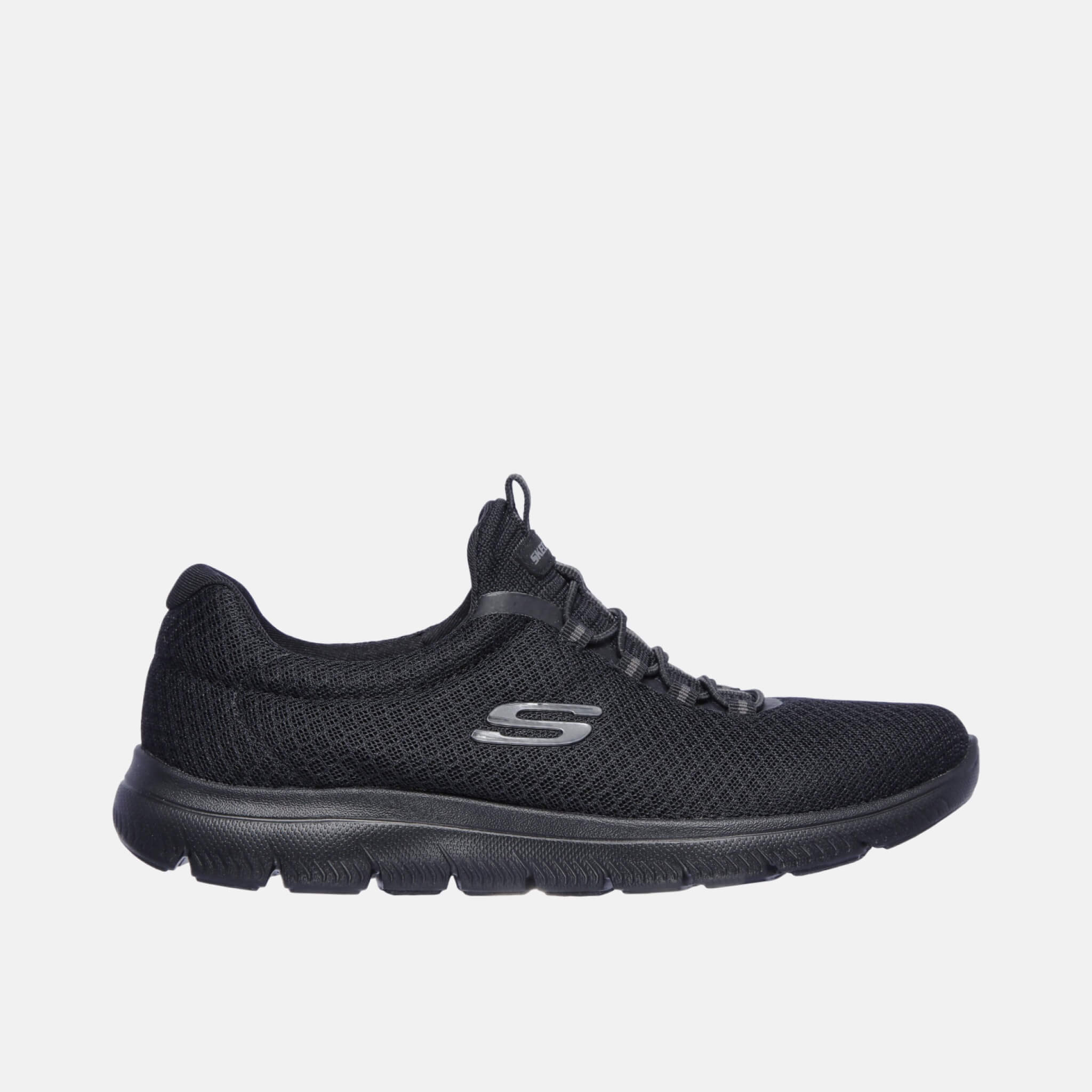 Damskie czarne sneakersy Skechers Summits