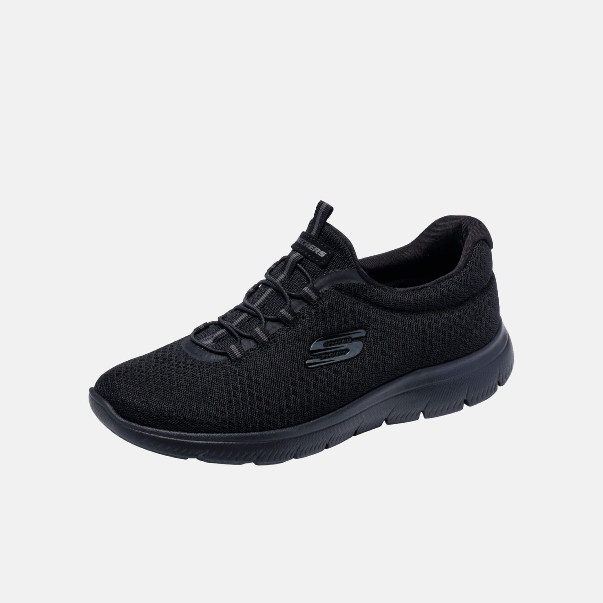 Damskie czarne sneakersy Skechers Summits