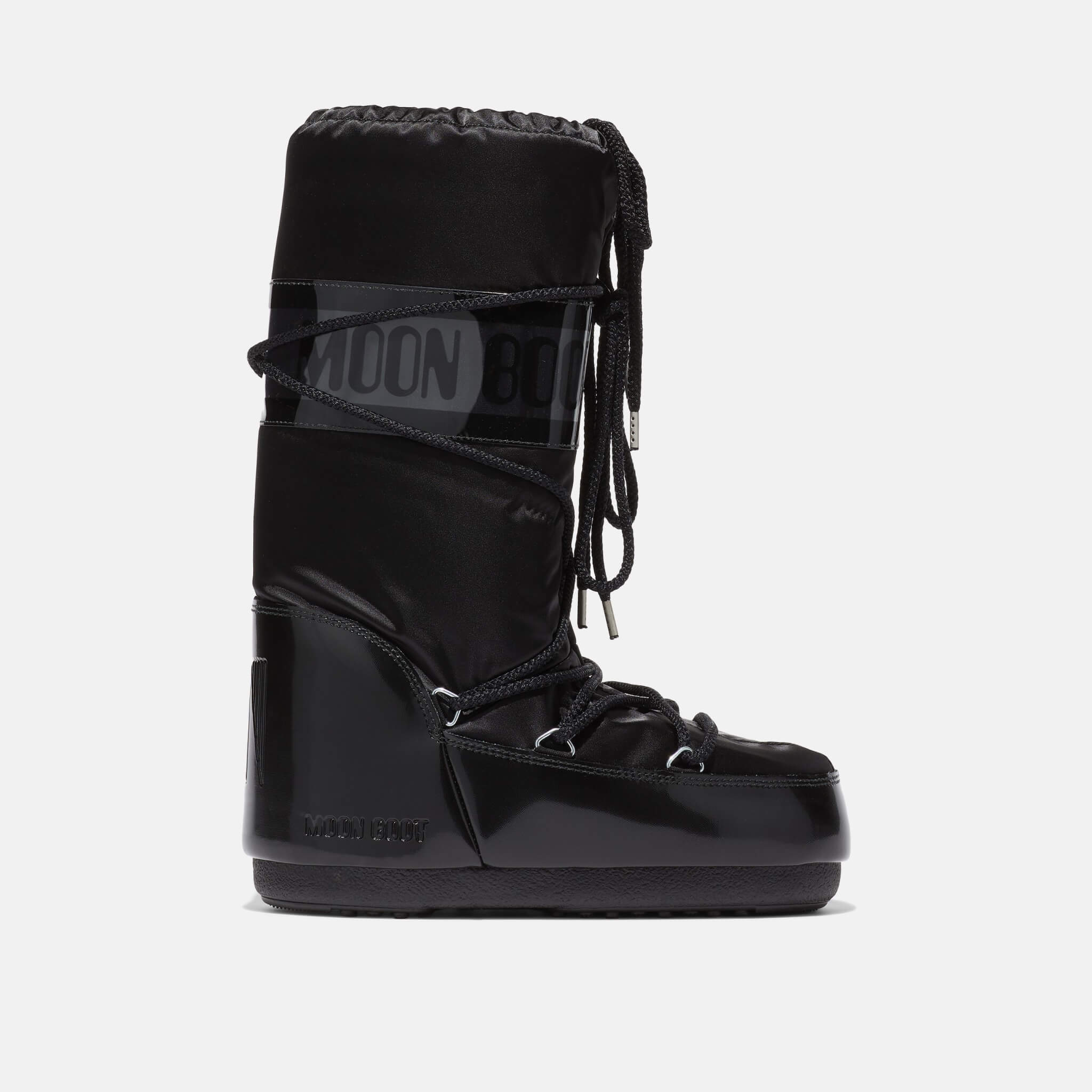 Damskie czarne śniegowce Moon Boot Glance