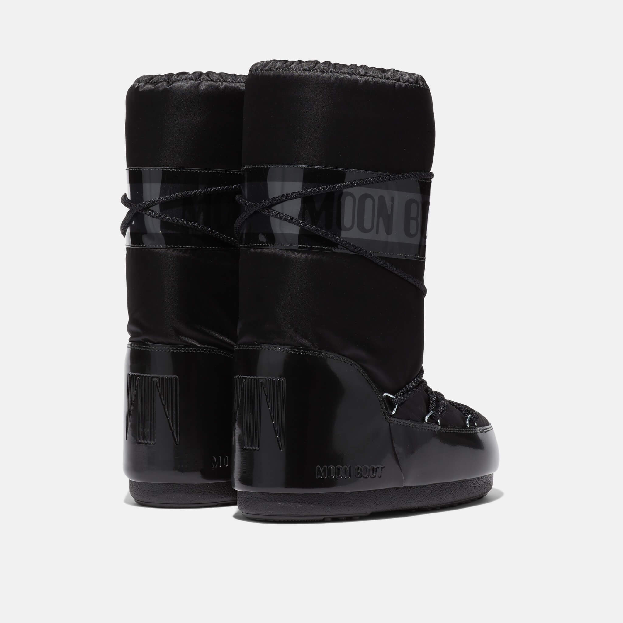 Damskie czarne śniegowce Moon Boot Glance