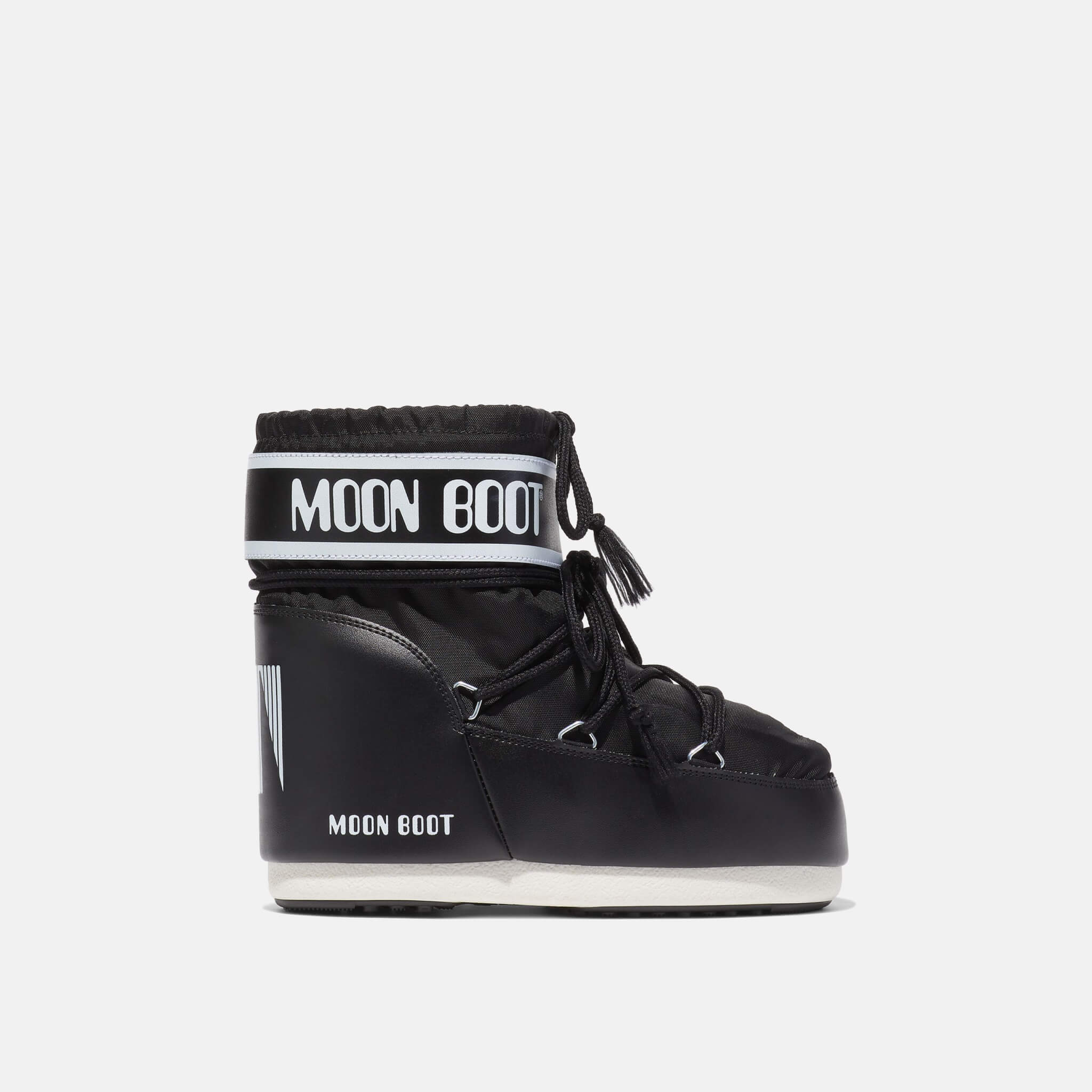 Damskie czarne śniegowce Moon Boot Classic Low 2