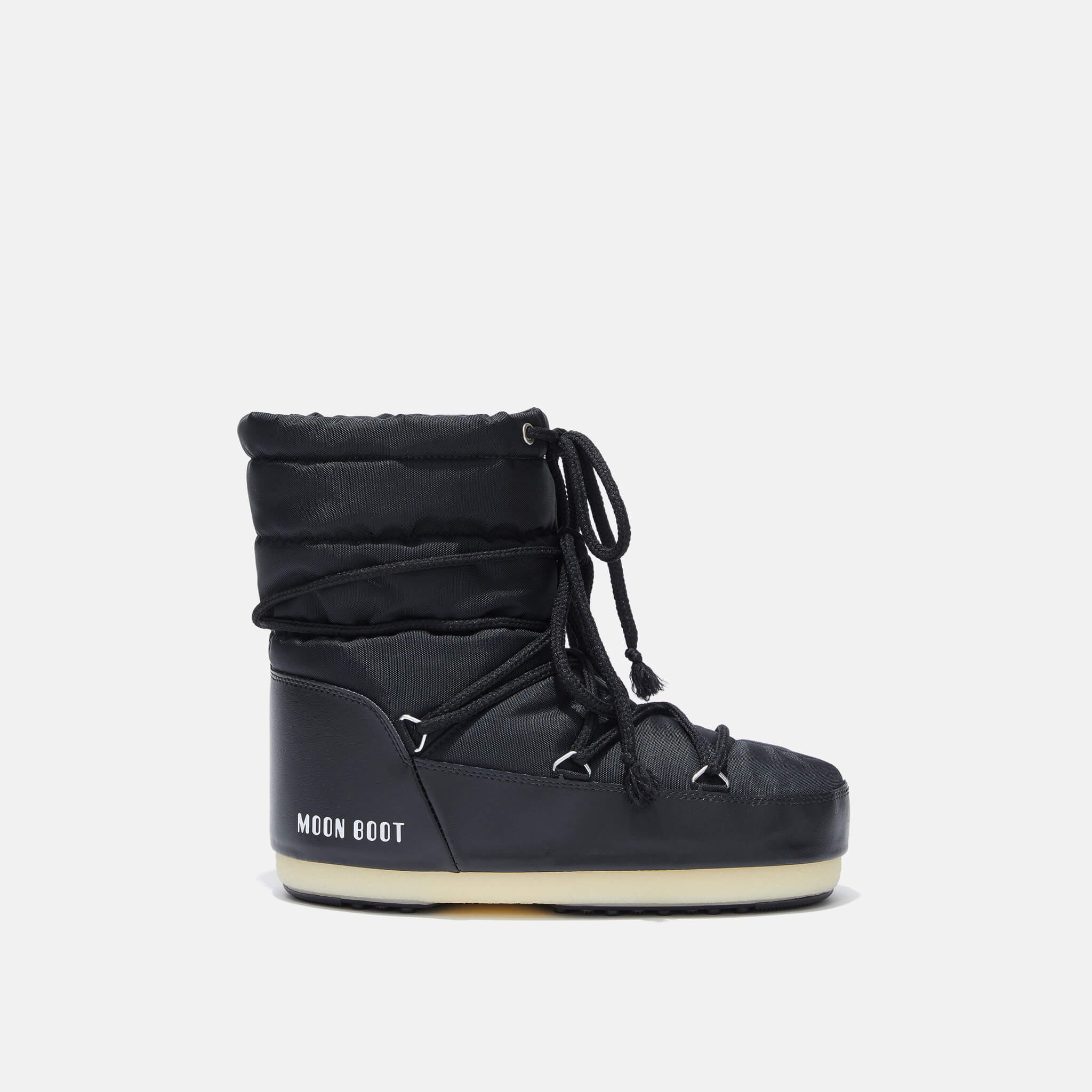 Damskie czarne śniegowce Moon Boot Light Low Nylon