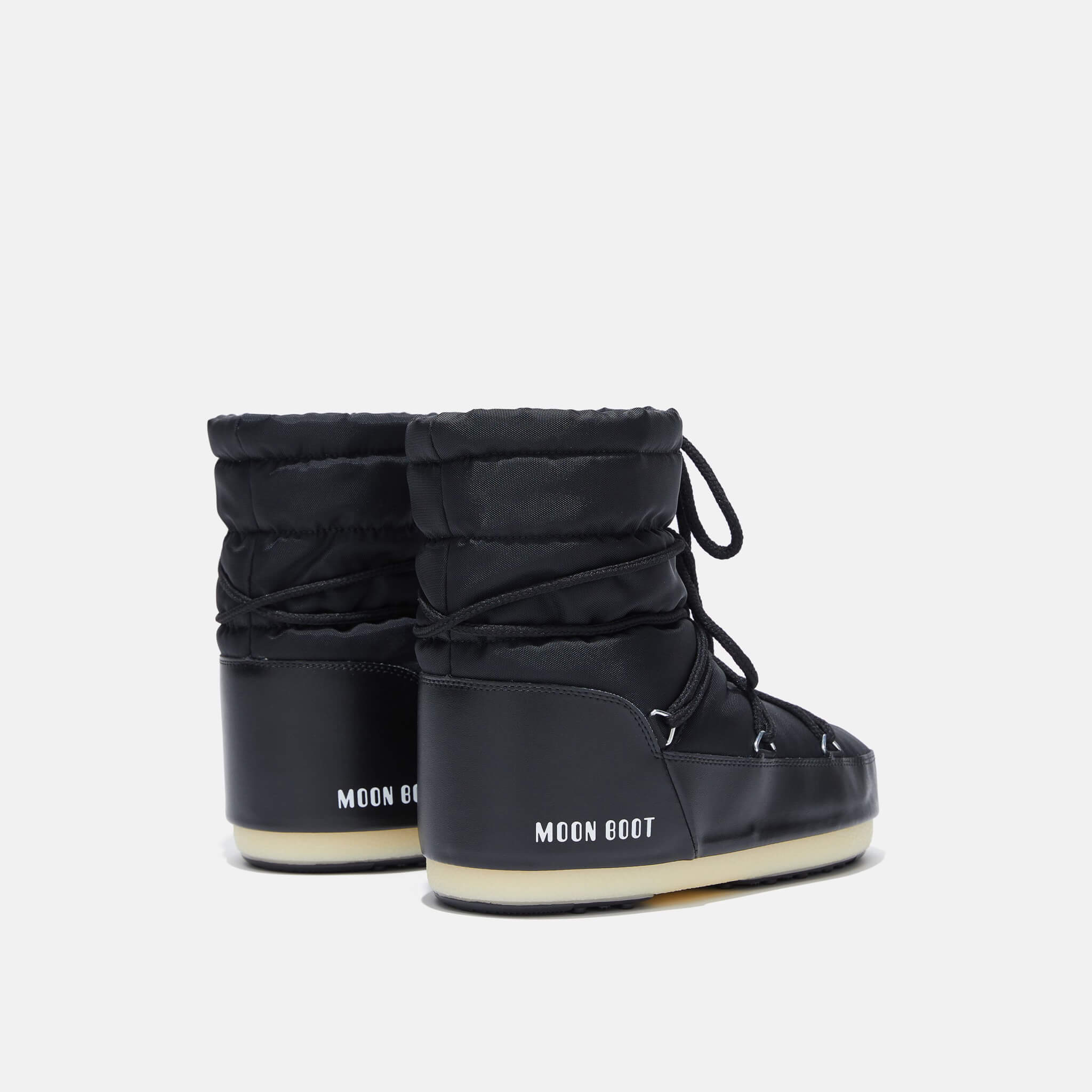 Damskie czarne śniegowce Moon Boot Light Low Nylon