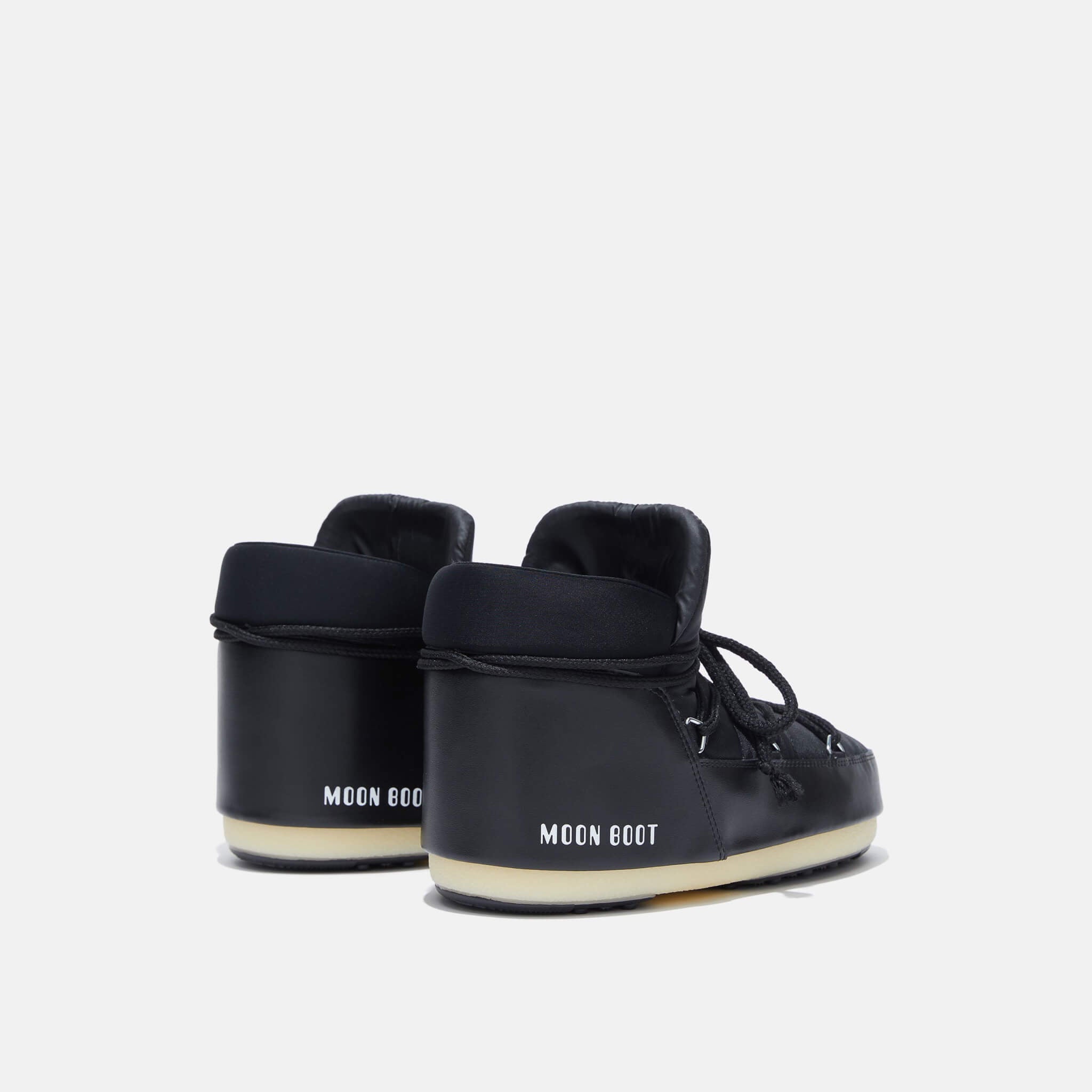 Damskie czarne śniegowce Moon Boot Pumps Nylon