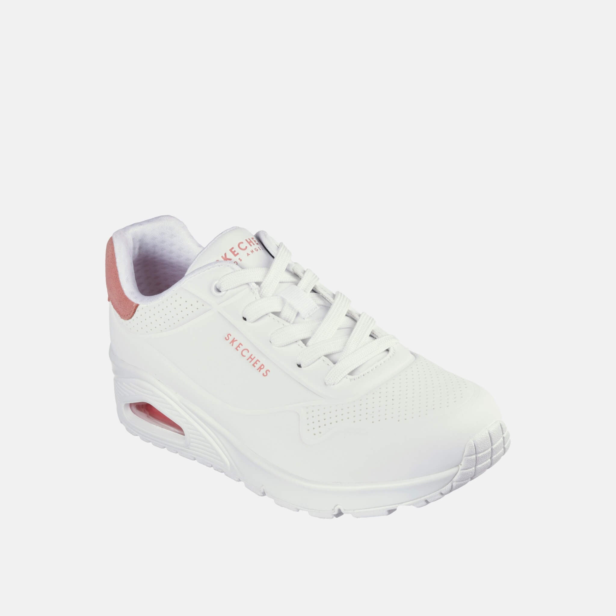 Damskie białe sneakersy Skechers Uno – Pop Back