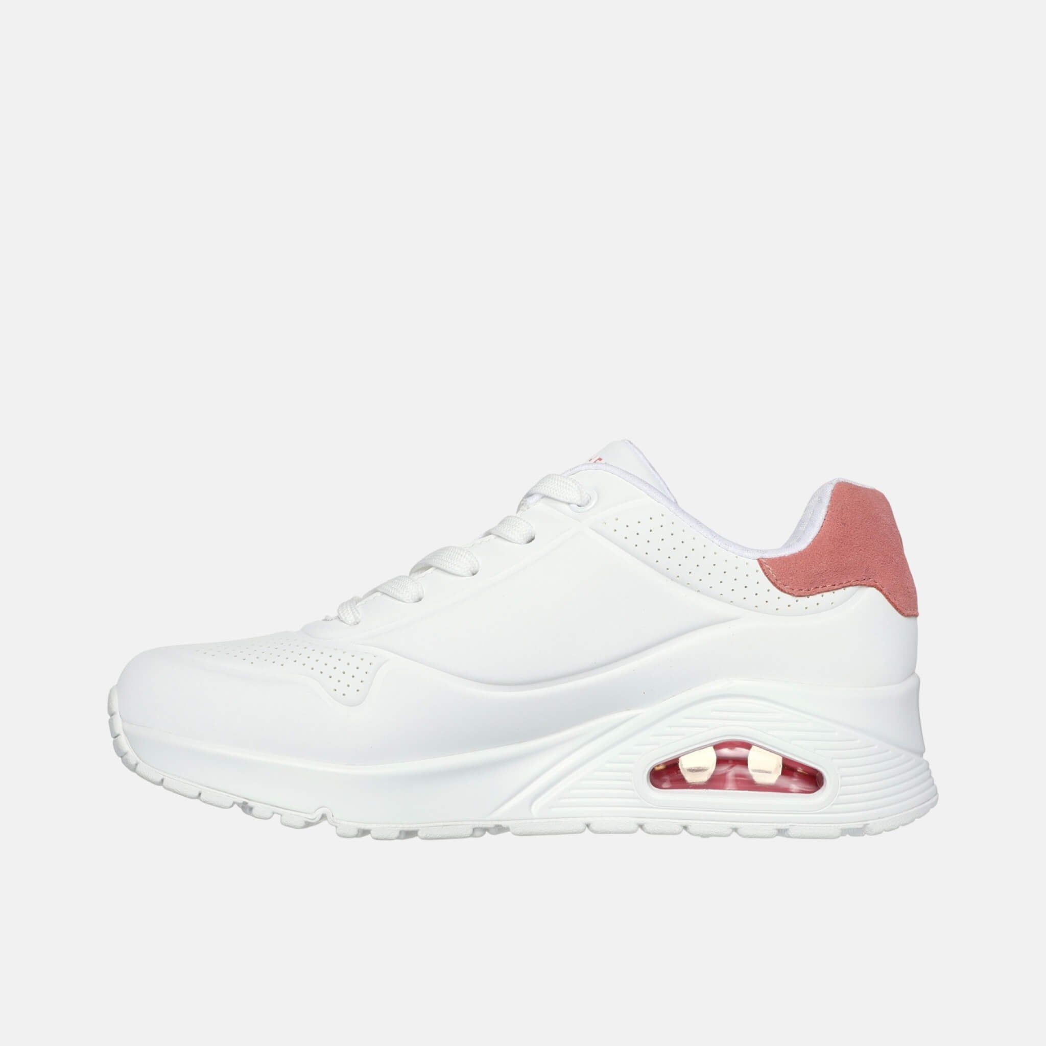 Damskie białe sneakersy Skechers Uno – Pop Back