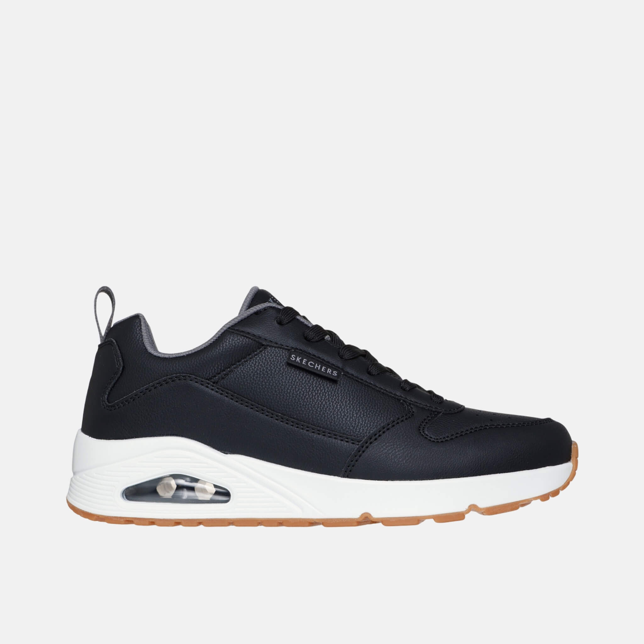 Męskie czarno–szare sneakersy Skechers Uno – Alder