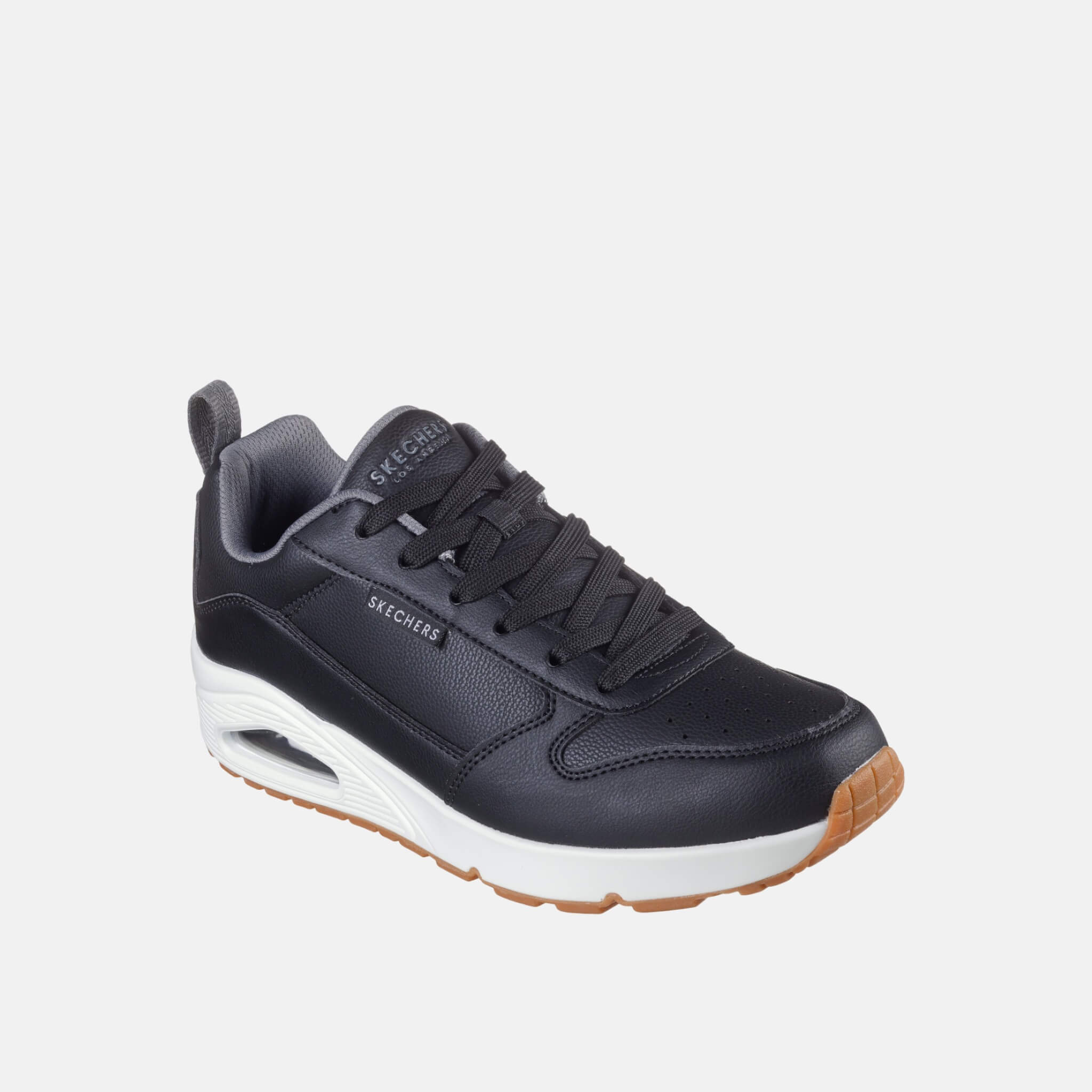 Męskie czarno–szare sneakersy Skechers Uno – Alder