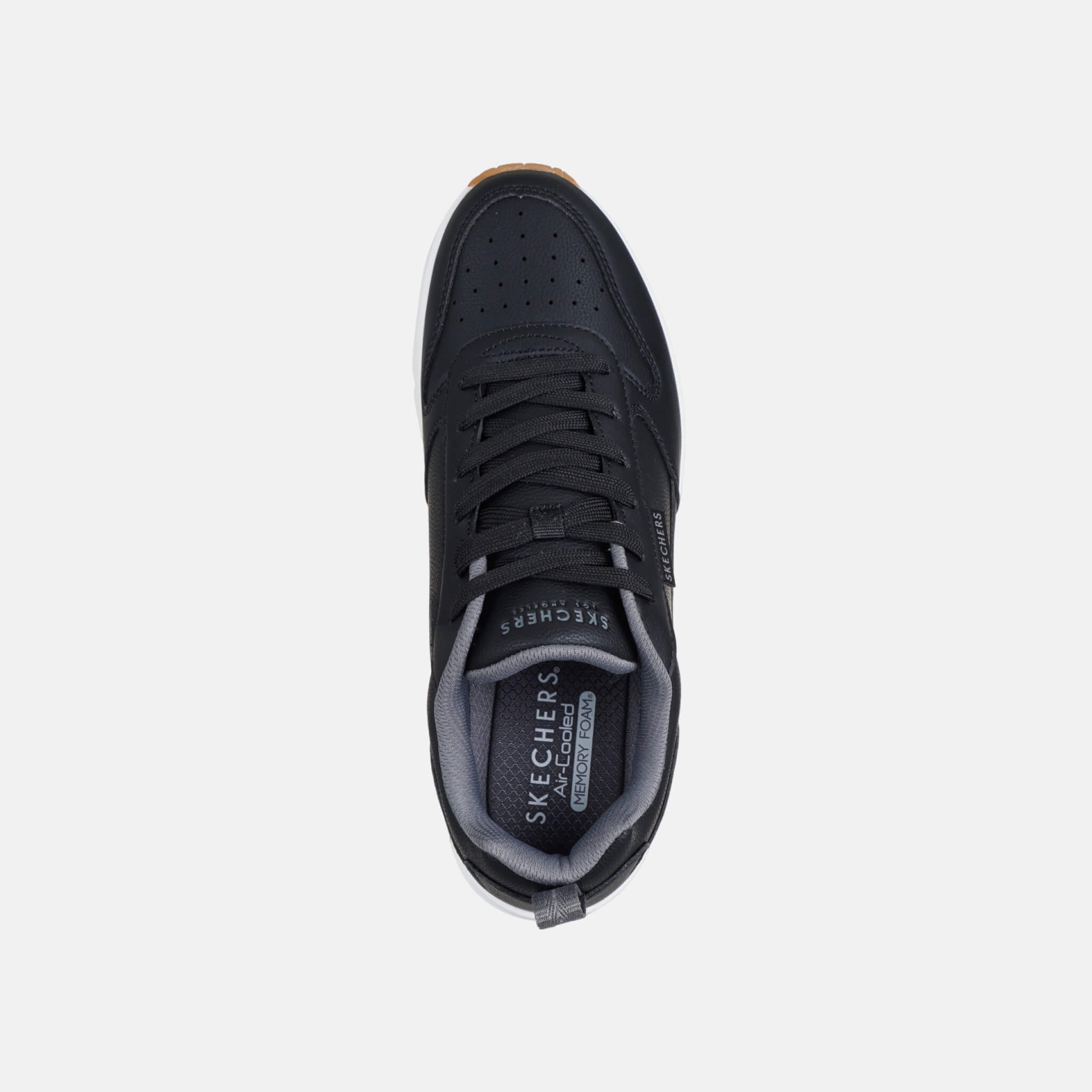 Męskie czarno–szare sneakersy Skechers Uno – Alder