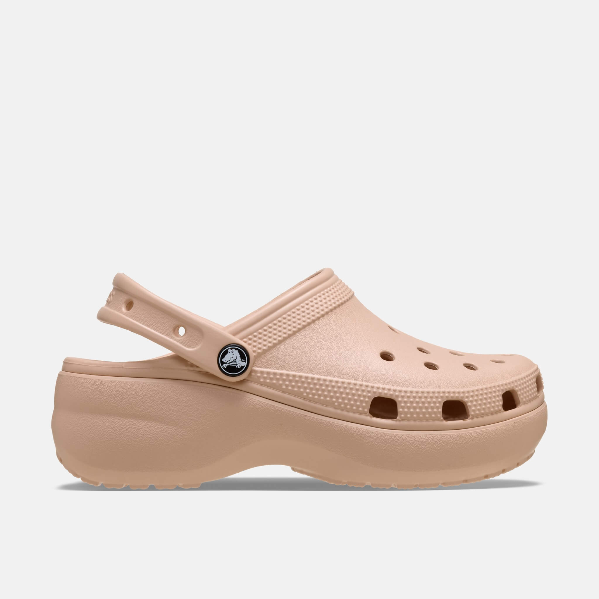 Classic Platform Clog In Pink Caramel