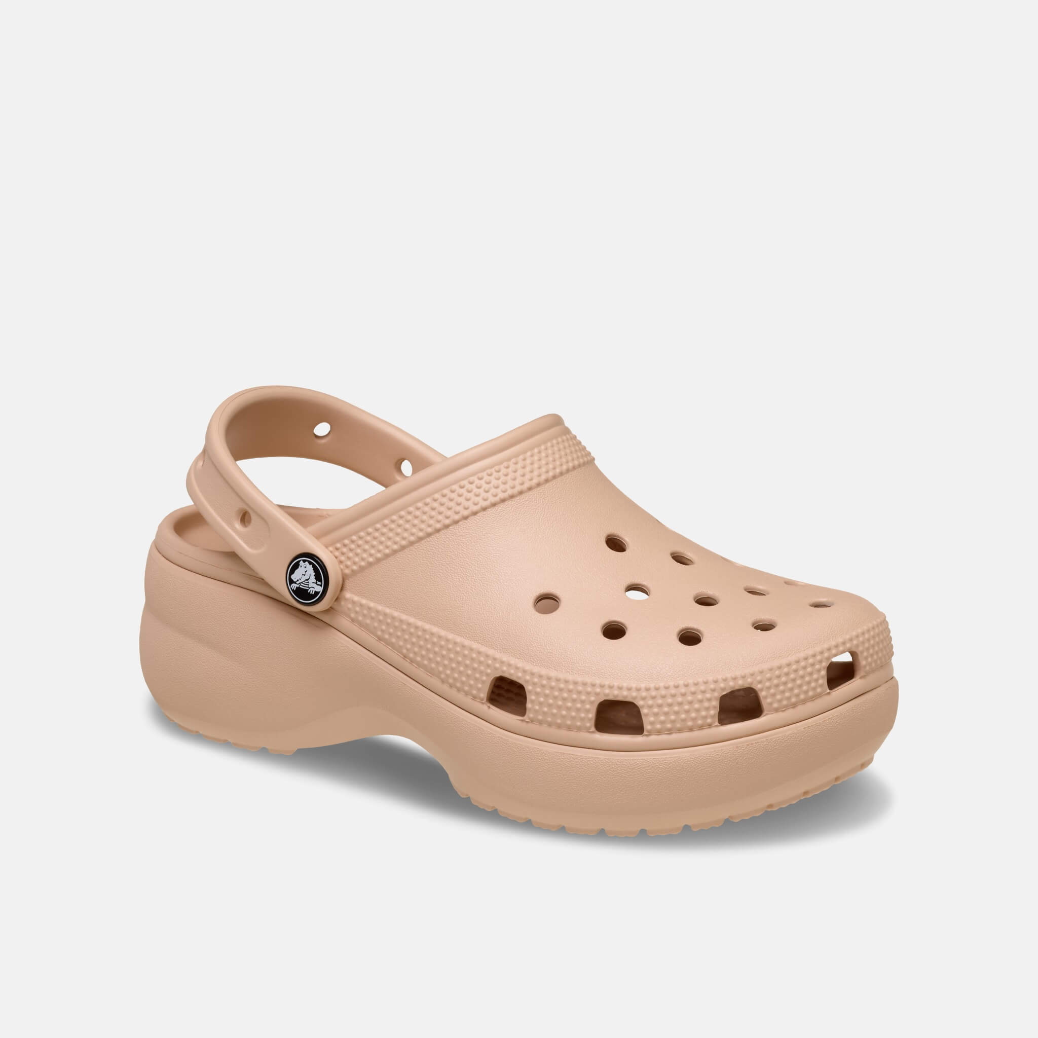 Classic Platform Clog In Pink Caramel