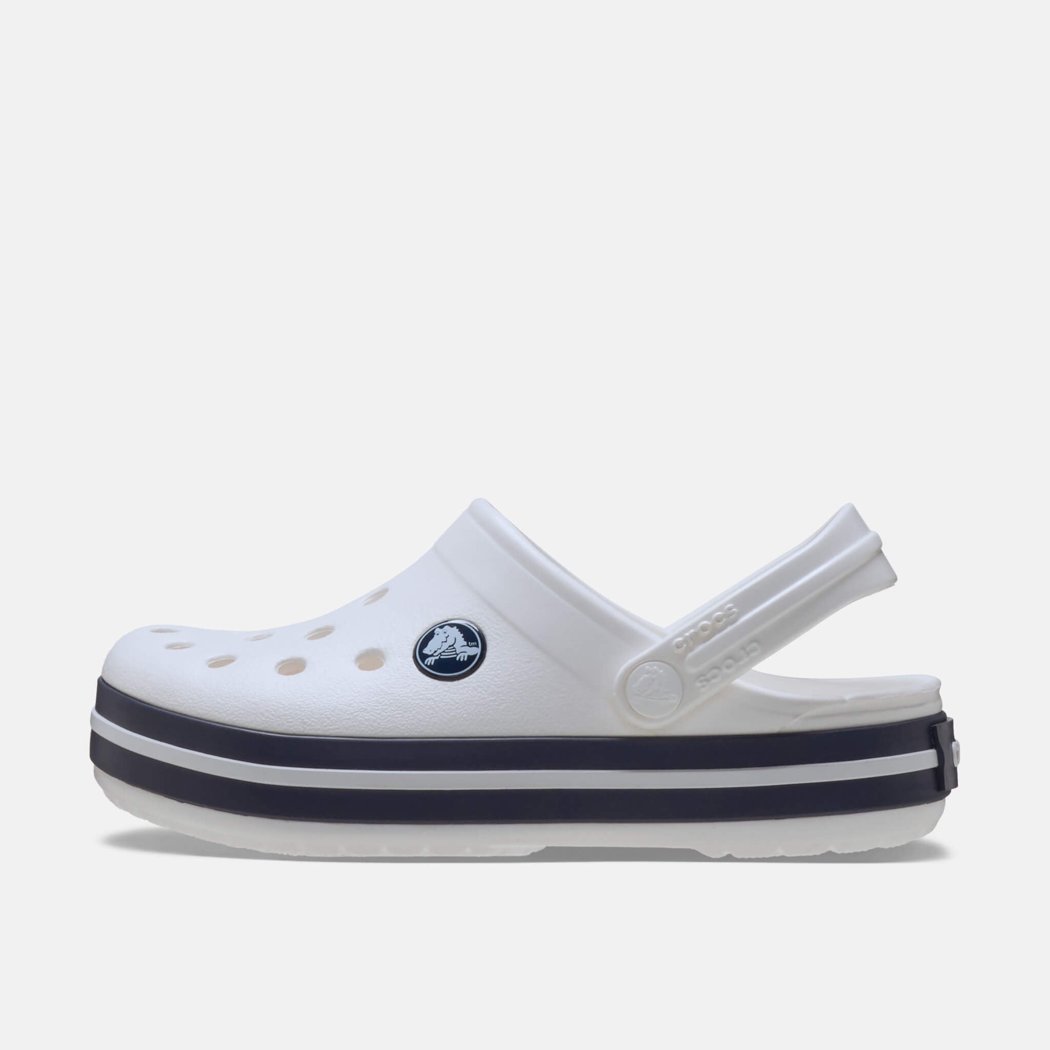 Crocband Clog T White/Navy