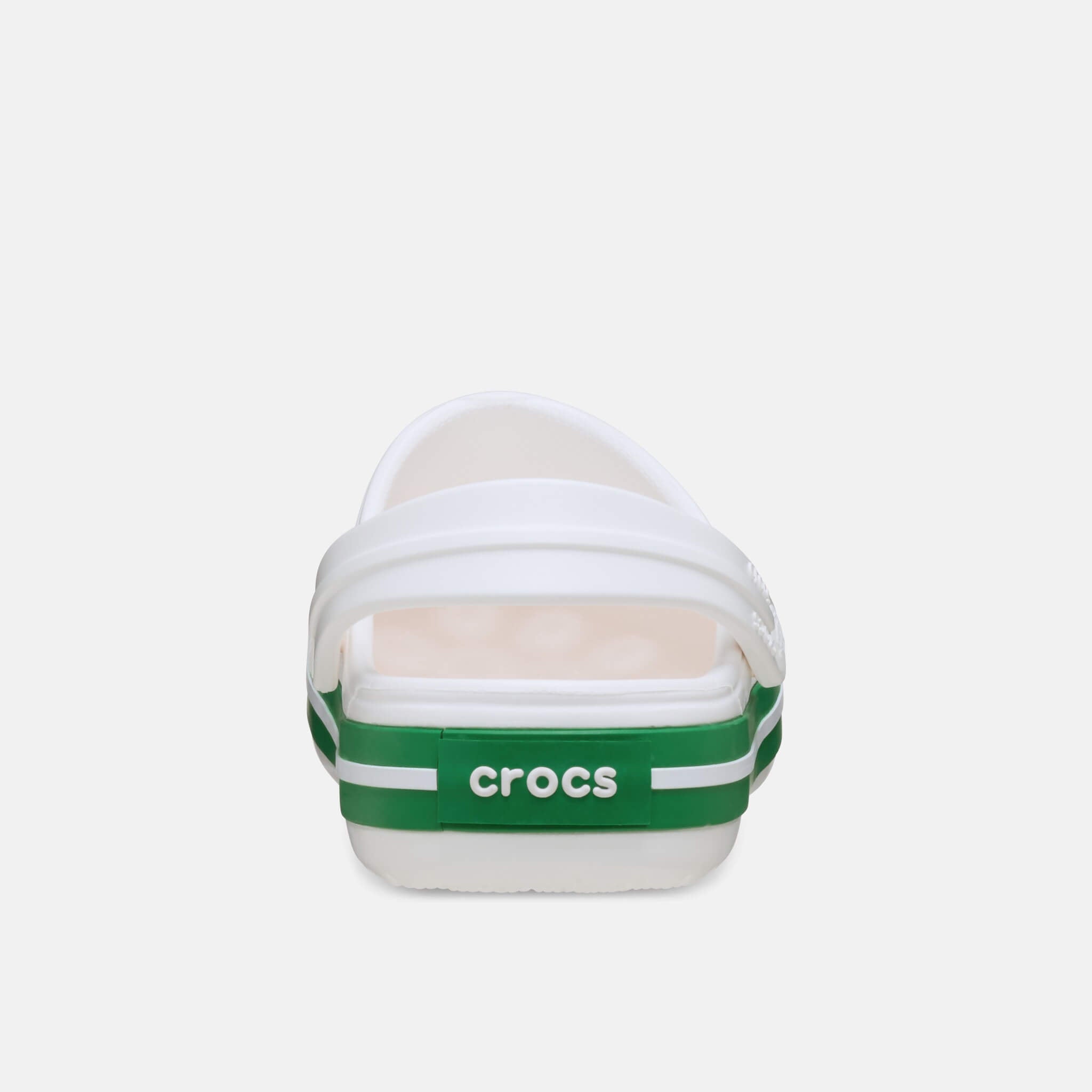 Crocband Clog T White/Green Ivy