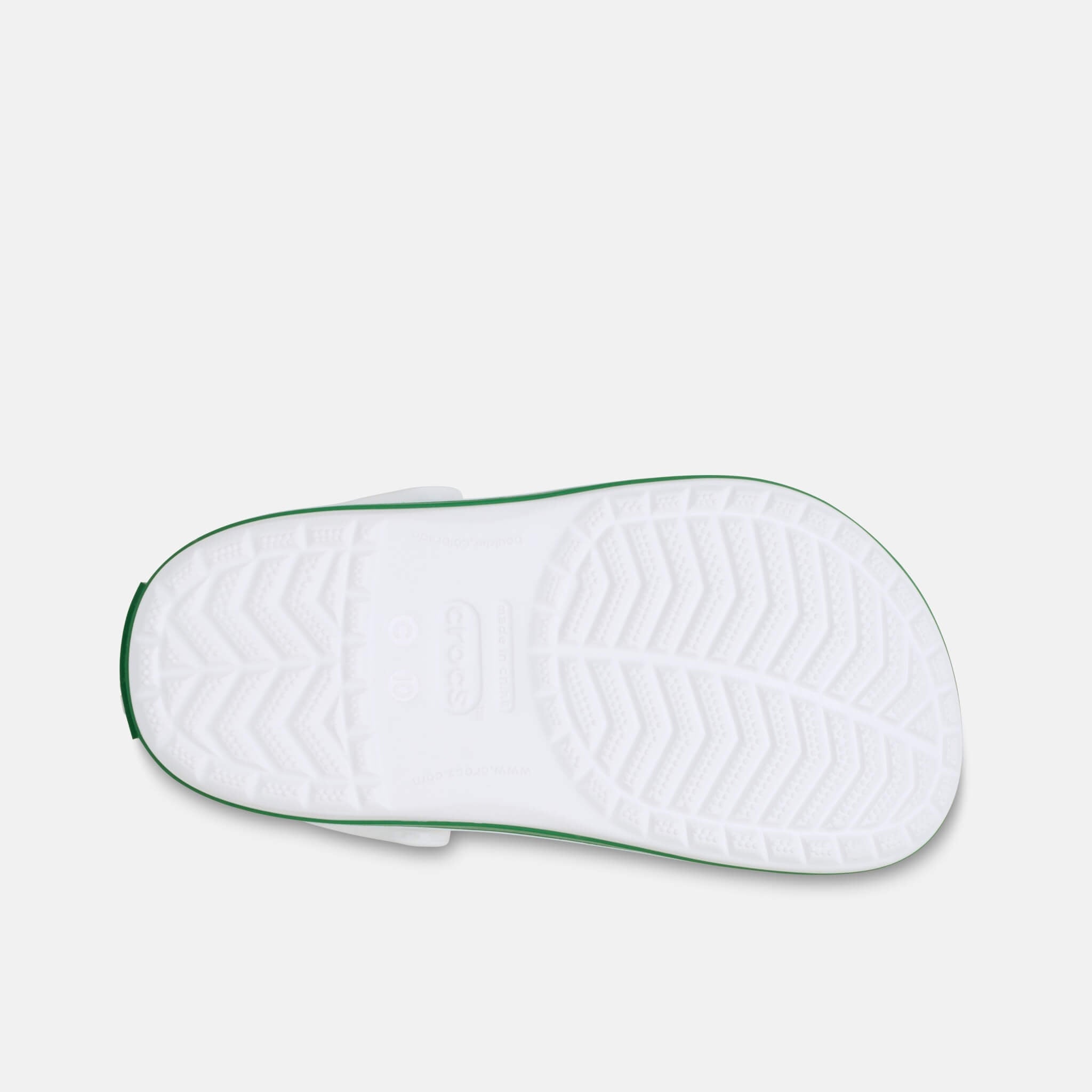 Crocband Clog T White/Green Ivy