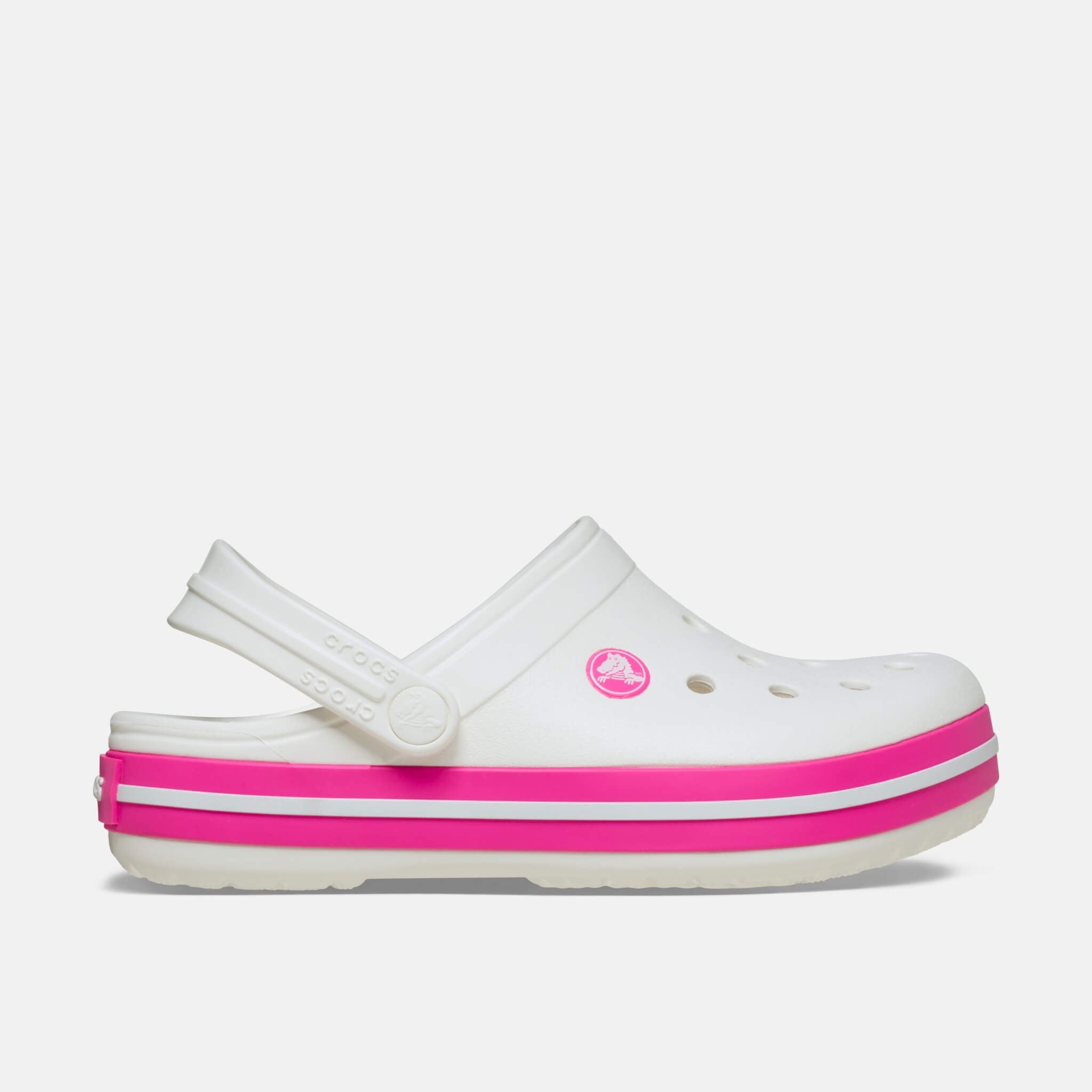 Crocband Clog T White/Pink Crush