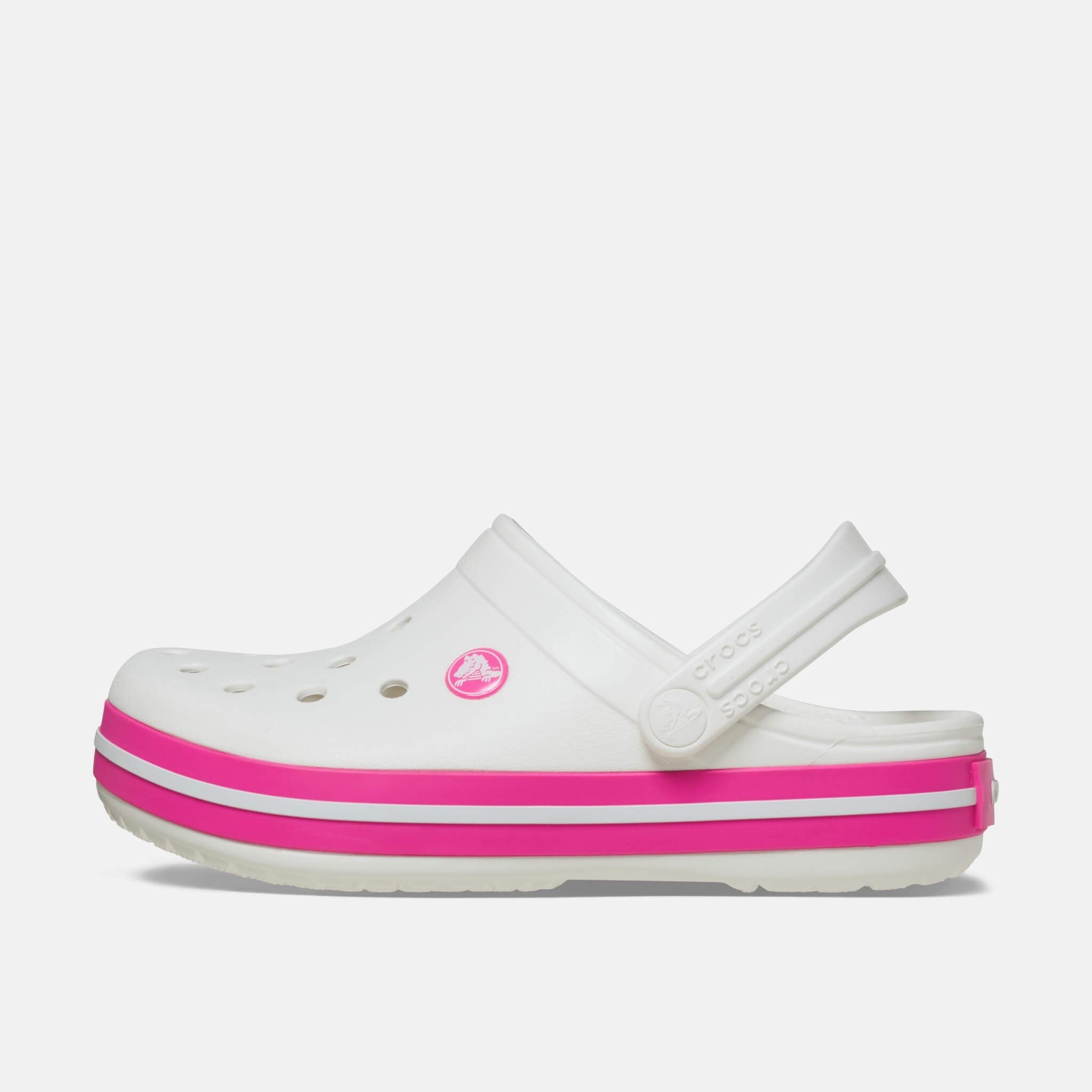 Crocband Clog T White/Pink Crush