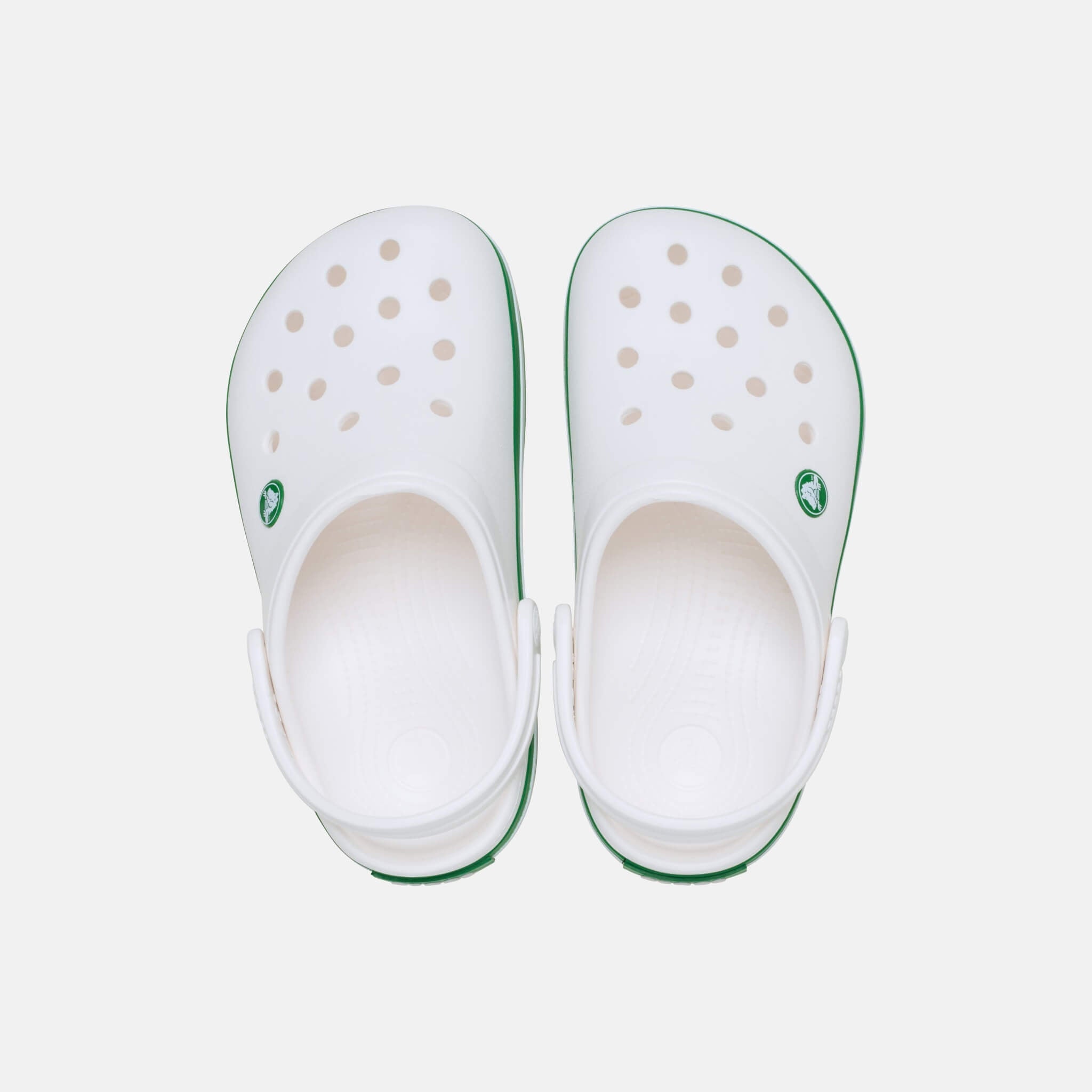 Crocband Clog K White/Green Ivy