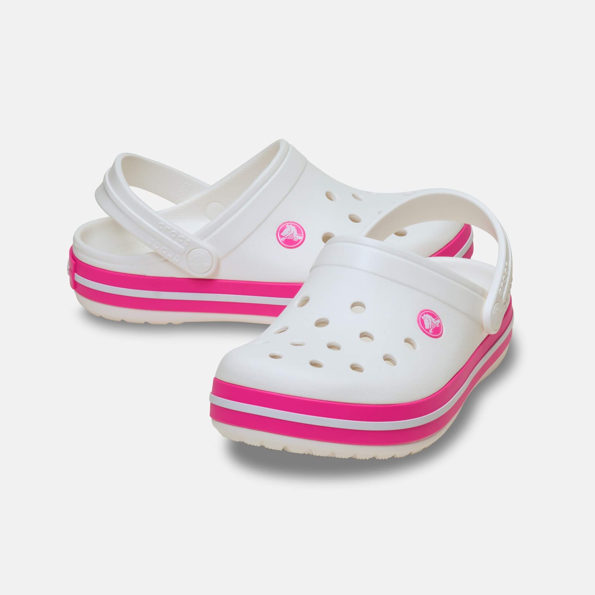 Crocband Clog K White/Pink Crush