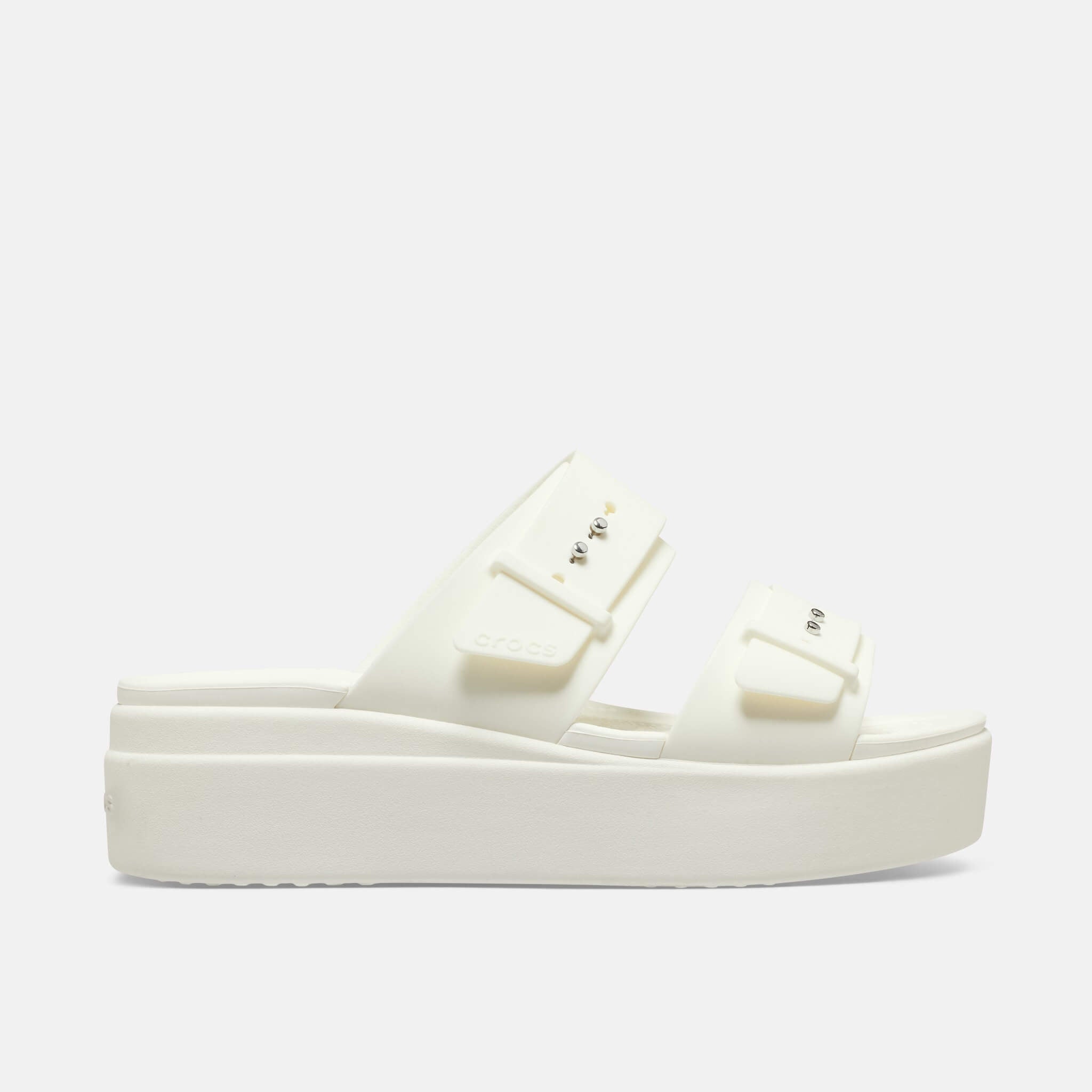 Brooklyn Buckle Low Wedge Chalk