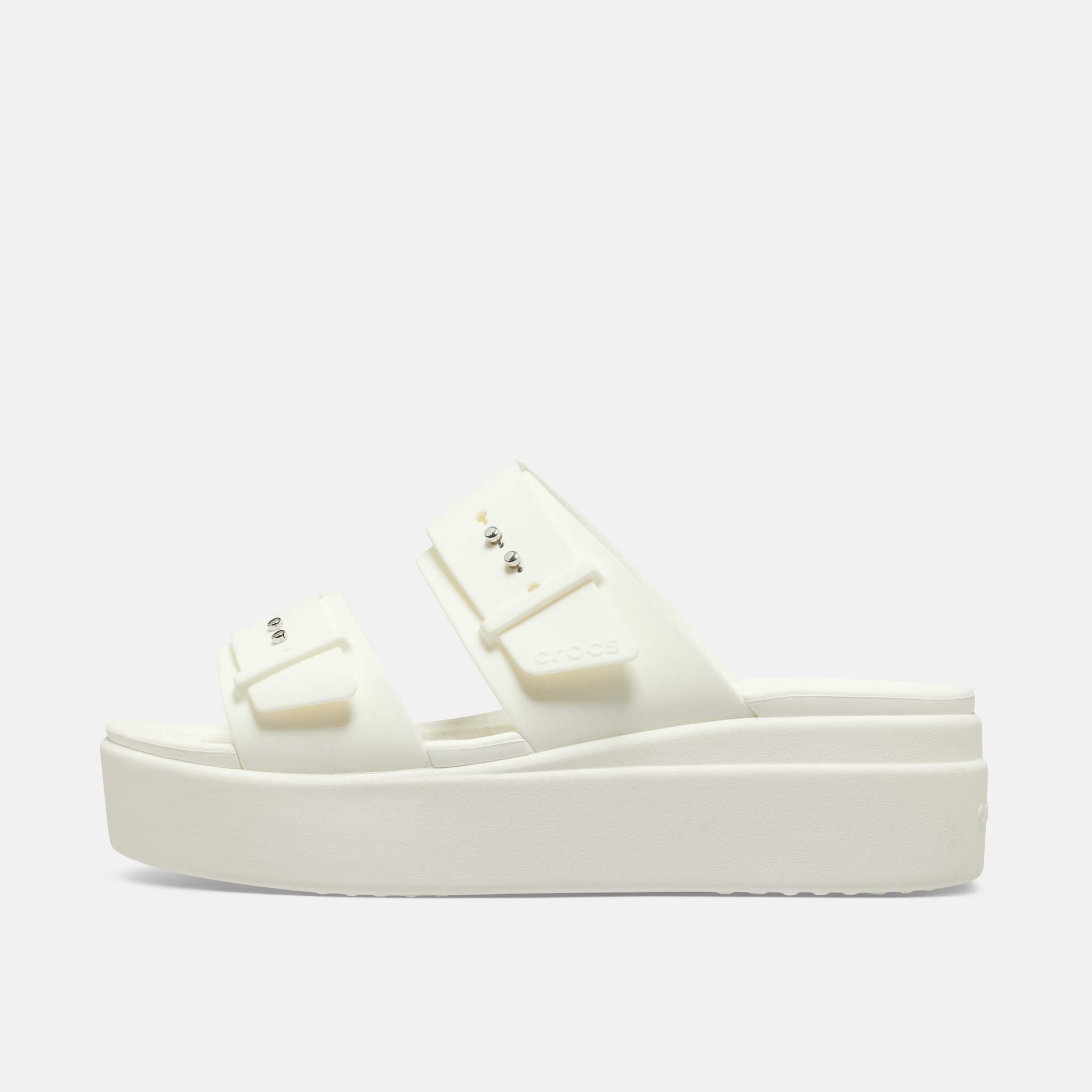 Brooklyn Buckle Low Wedge Chalk