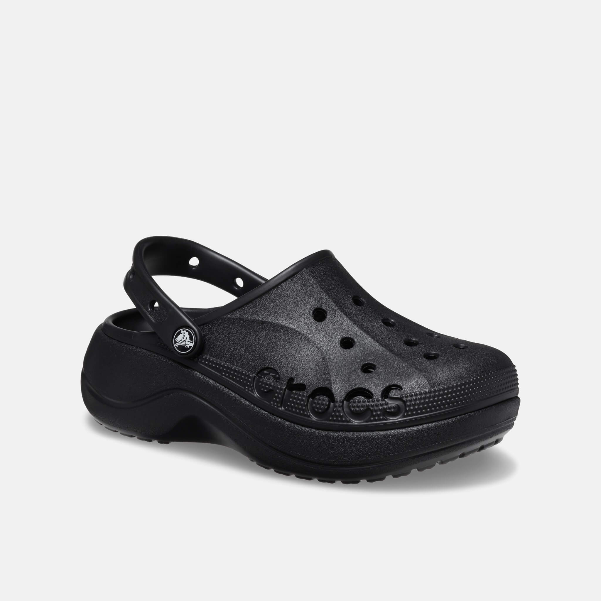 Baya Platform Clog Black