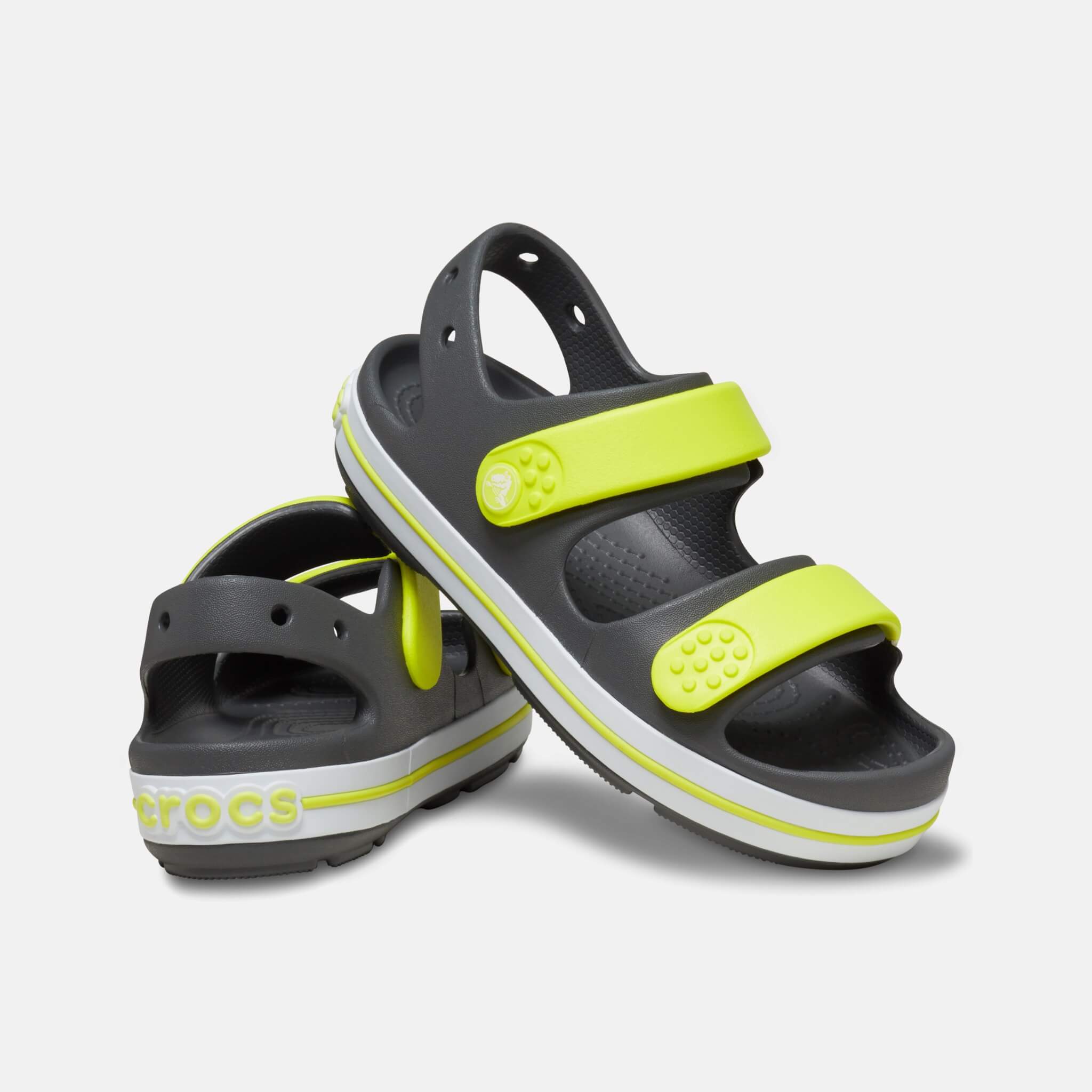 Crocband Cruiser Sandal T Slate Grey/Acidity