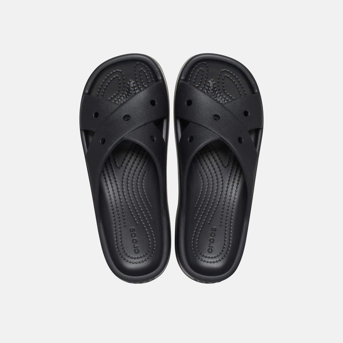 Classic Womens Cross Strap Black