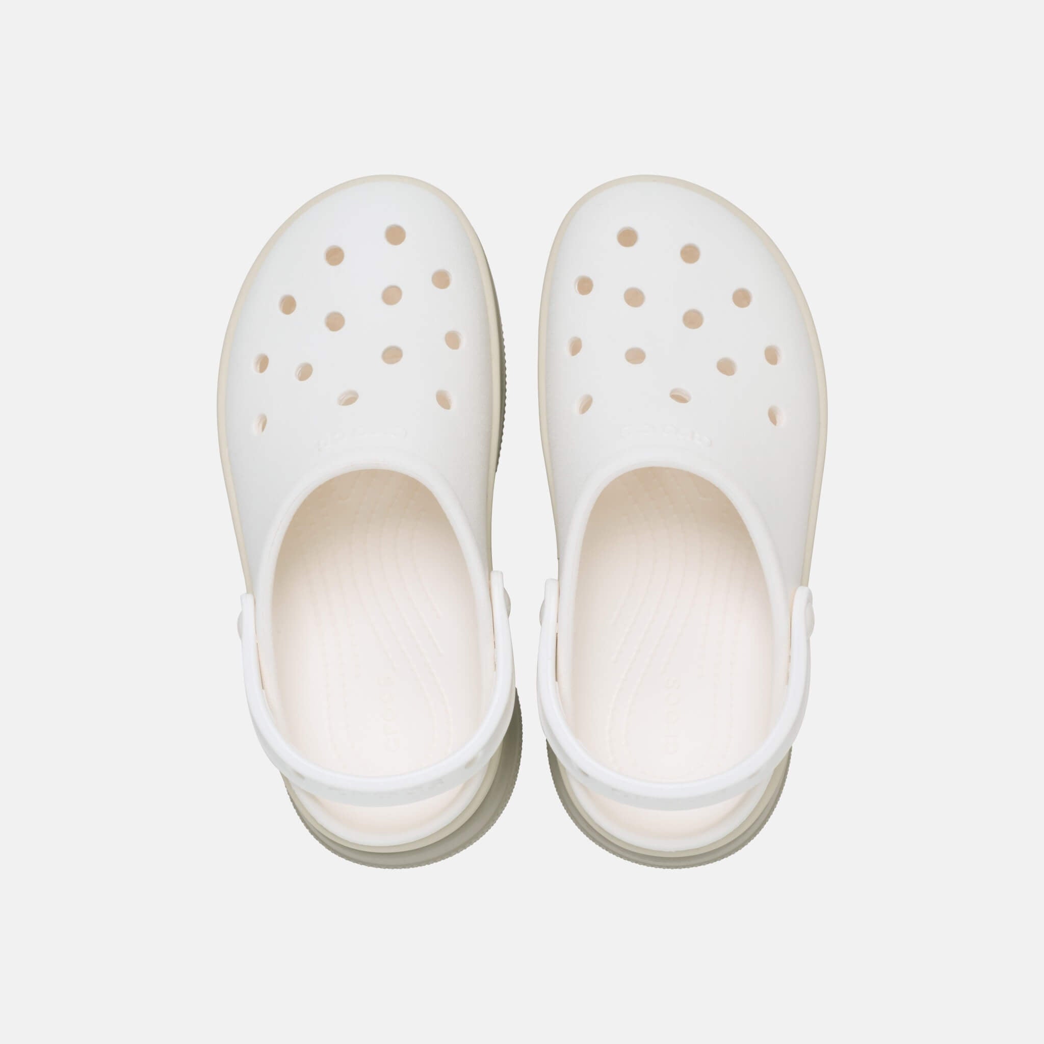 Classic Stacked Clog Chalk
