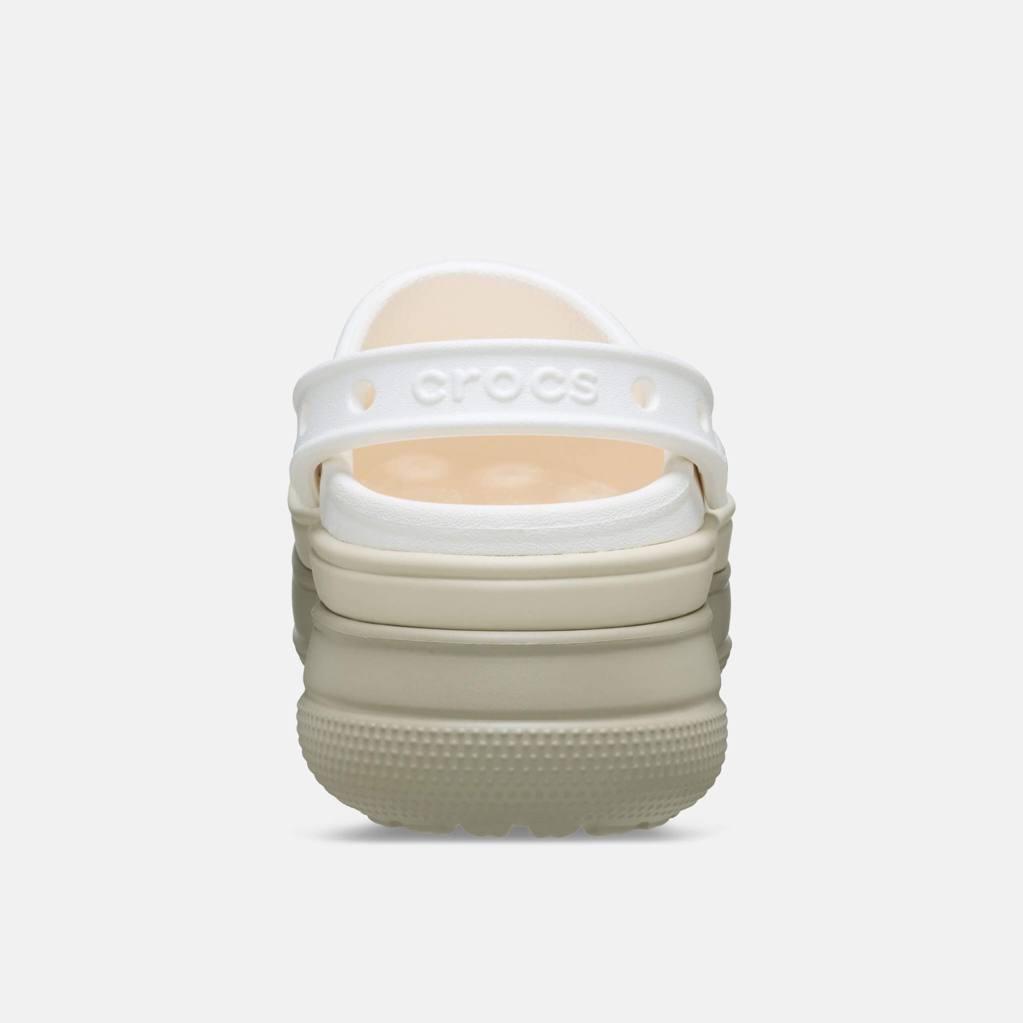 Classic Stacked Clog Chalk