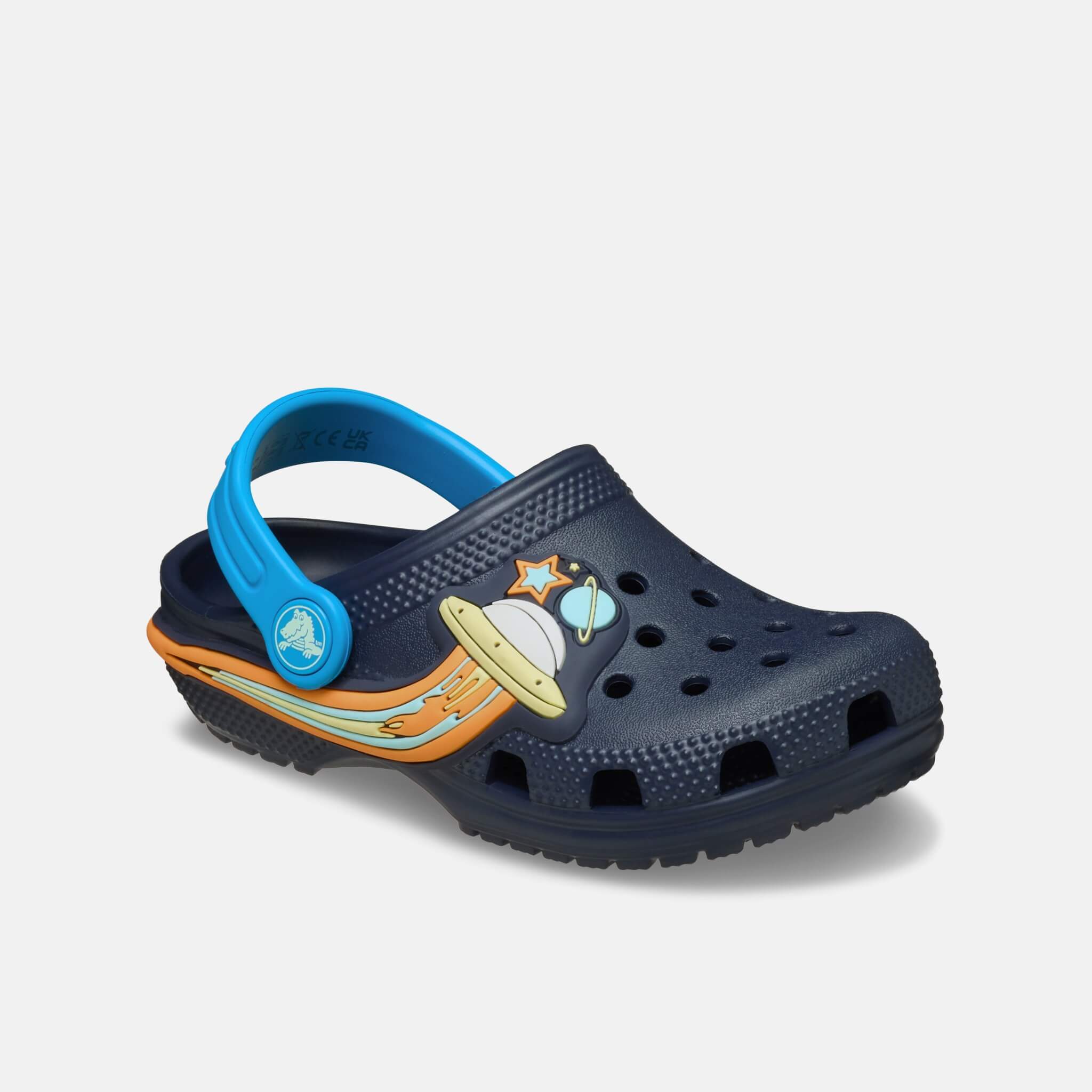 Classic UFO Lights Clog T Navy