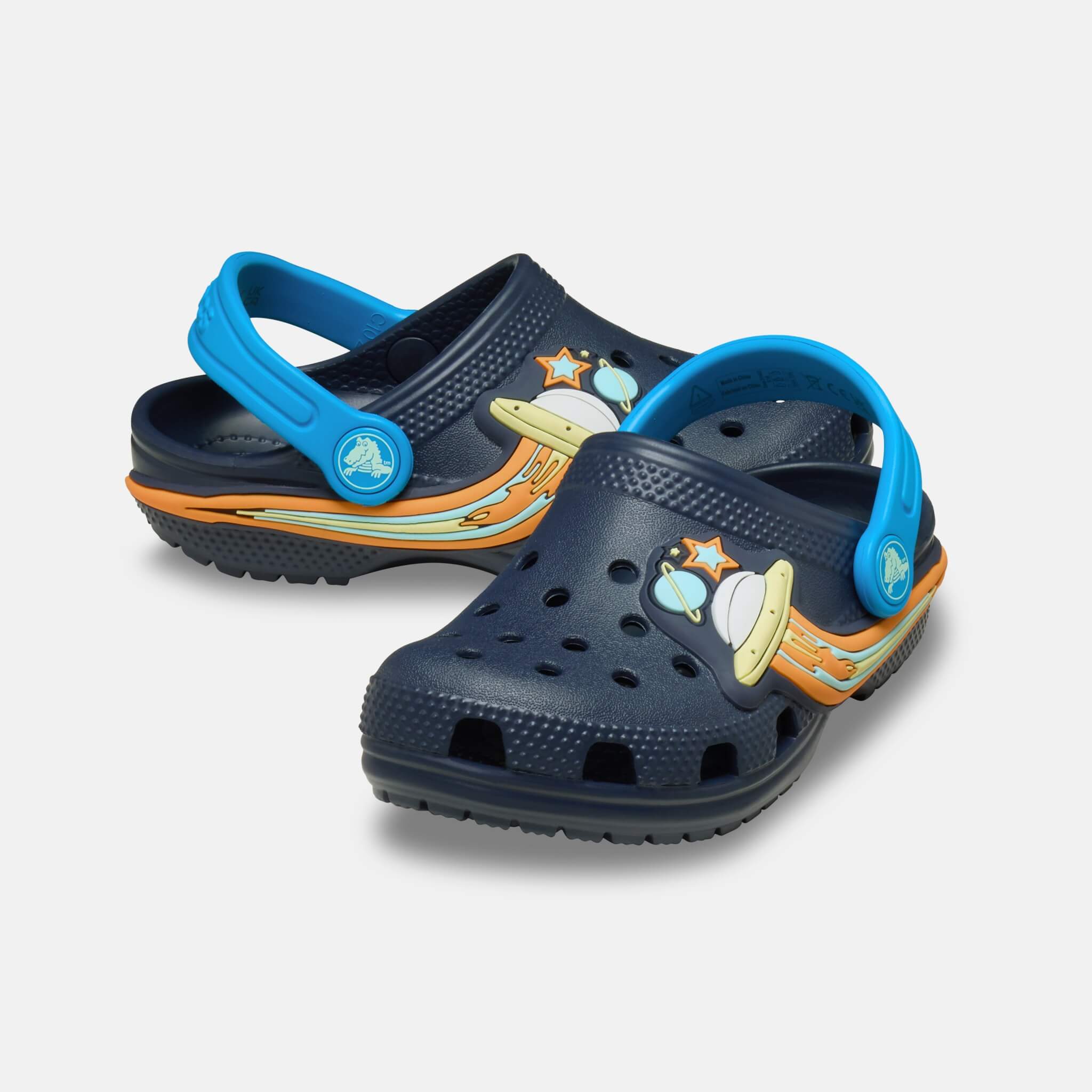 Classic UFO Lights Clog T Navy