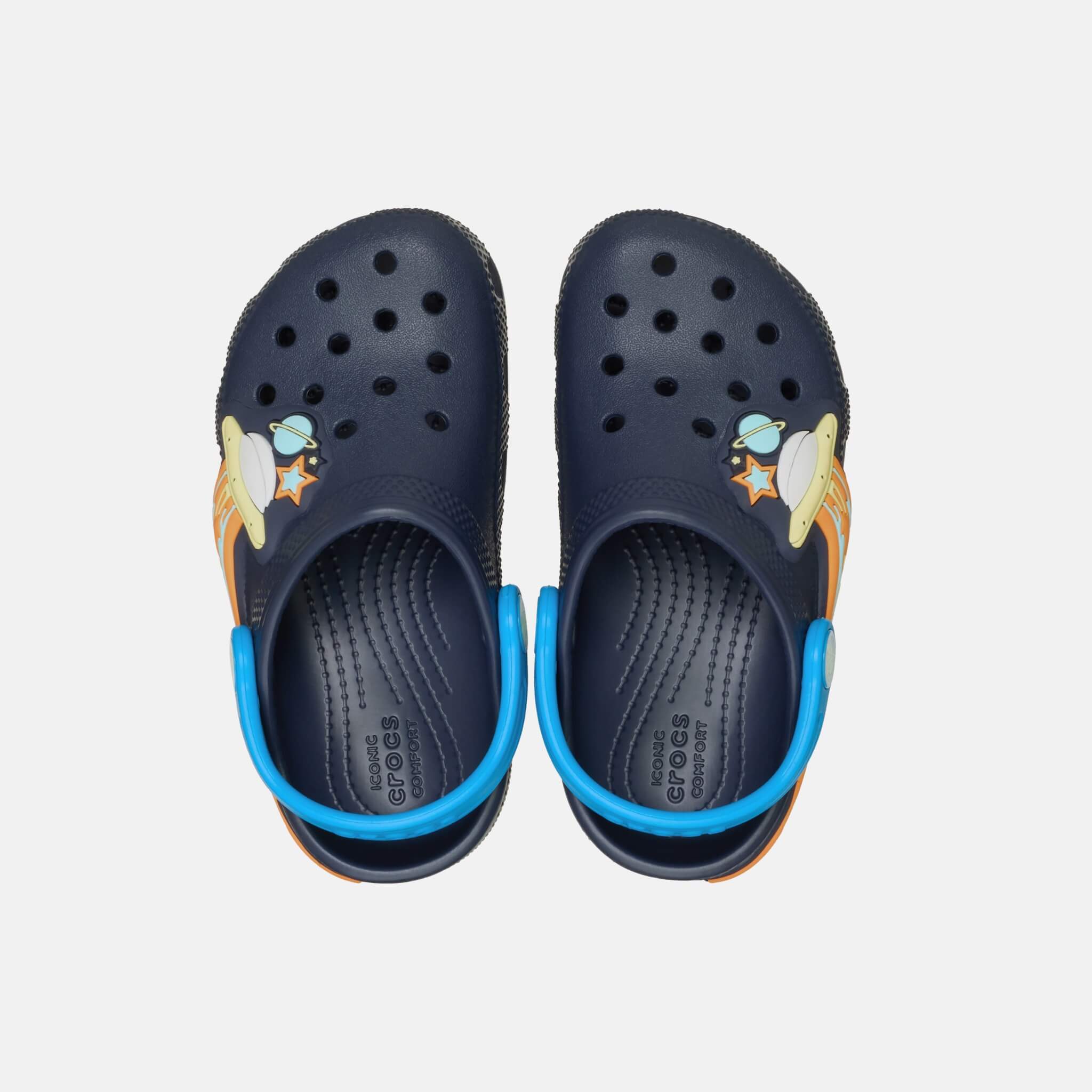 Classic UFO Lights Clog T Navy