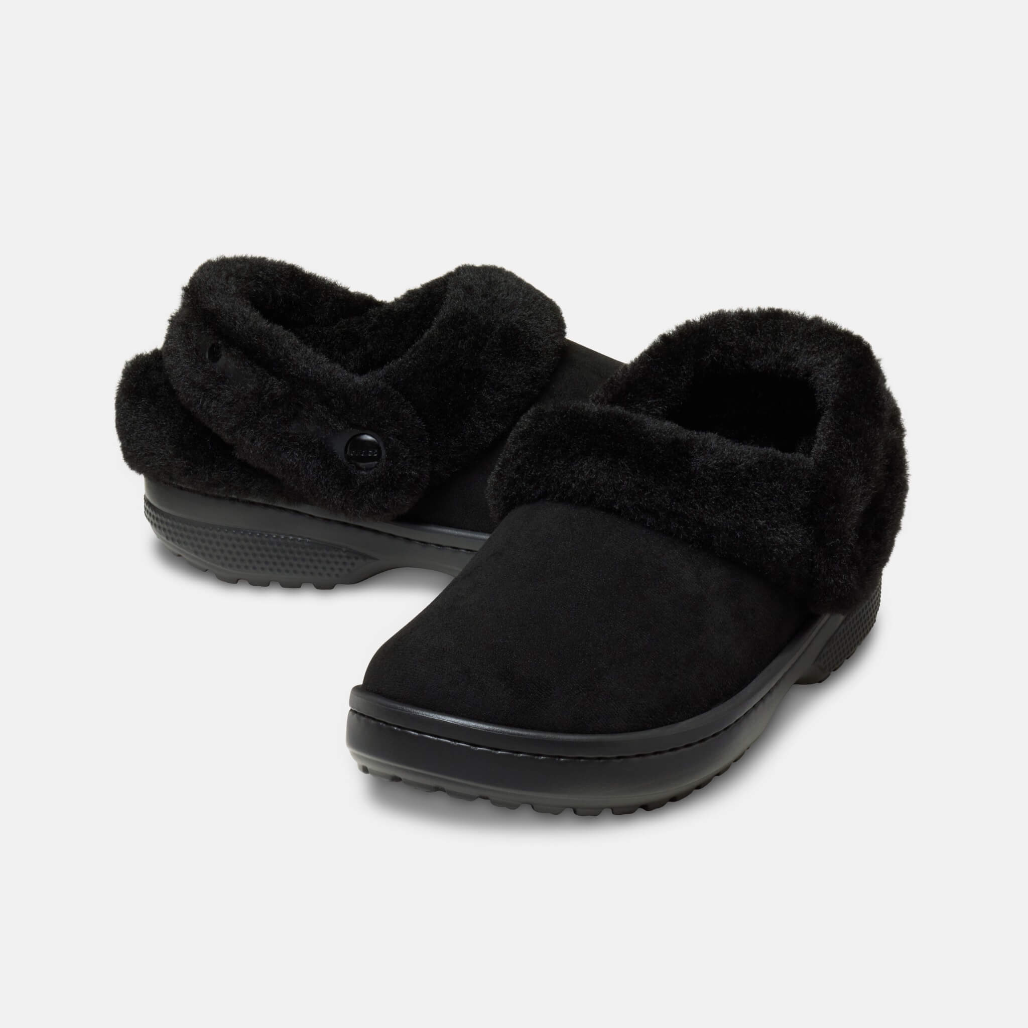 Classic Unfurgettable Sueded Clog Black