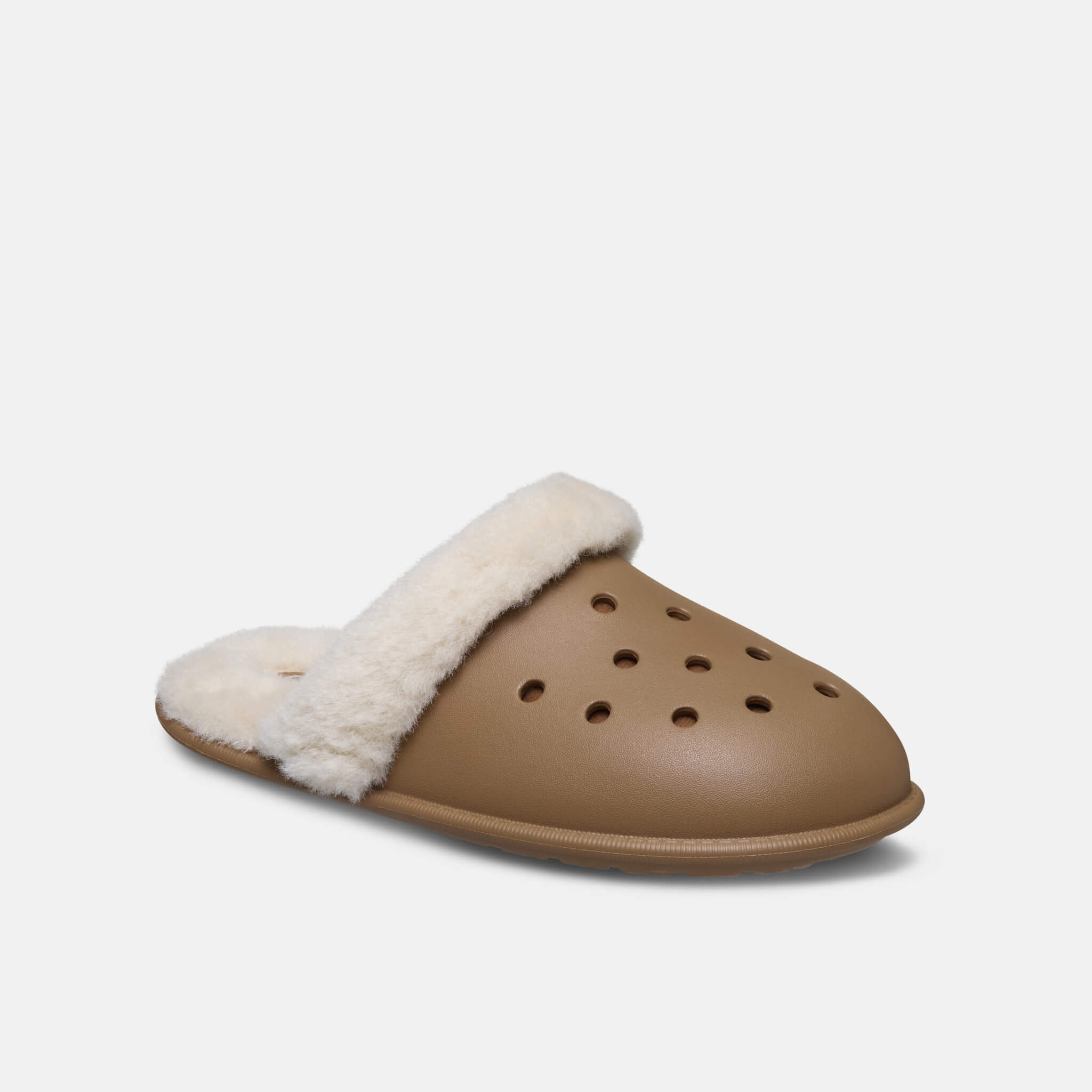 Classic Fuzz Scuff Sepia