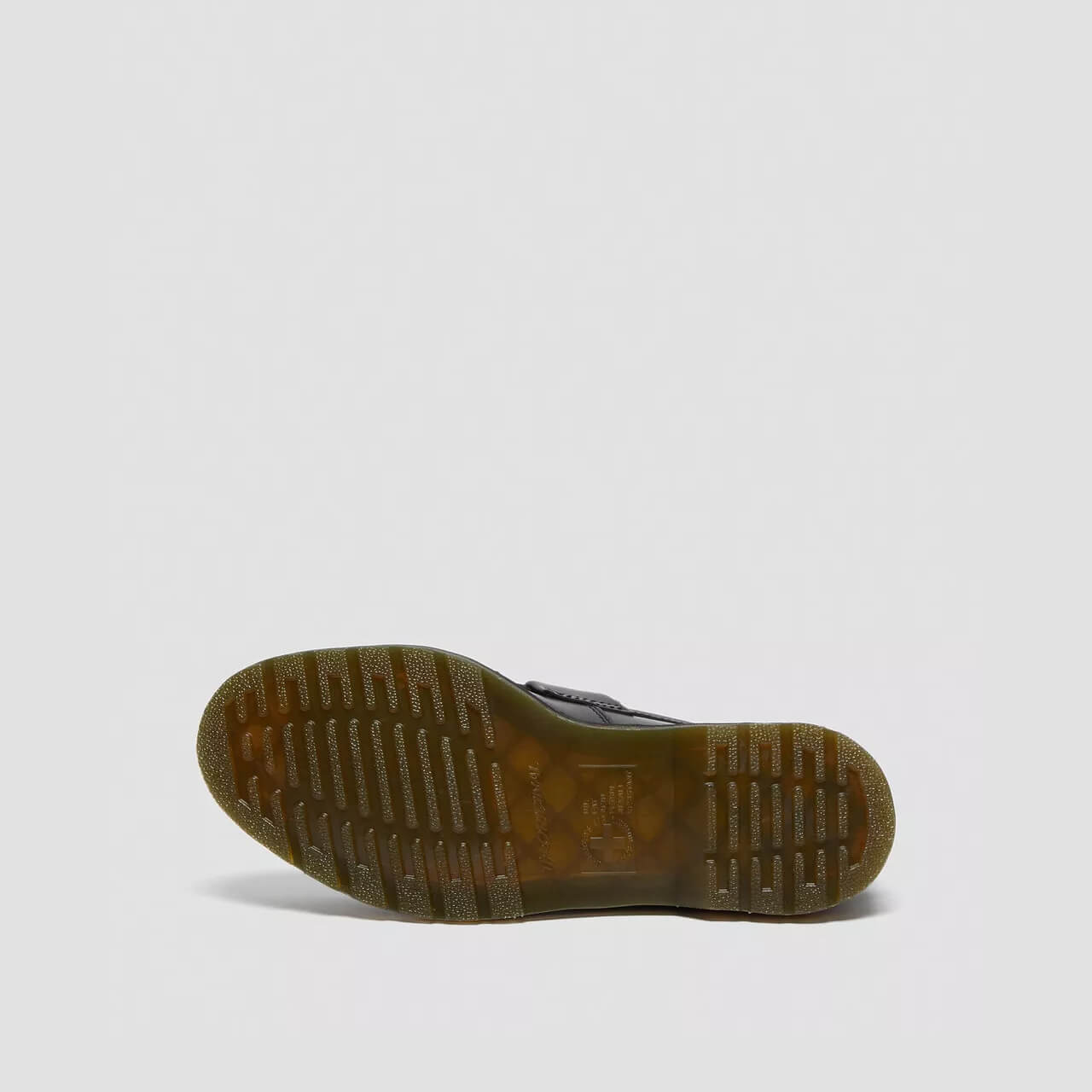 Czarne mokasyny Dr. Martens Adrian Yellow Stitch