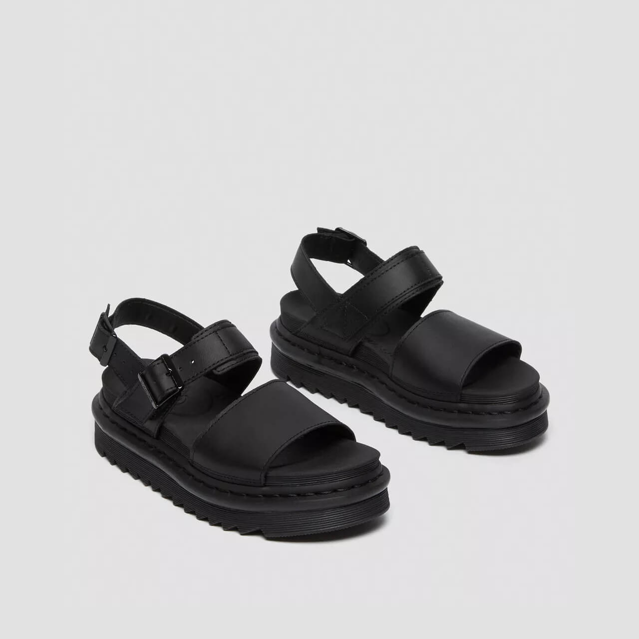Czarne sandały damskie Dr. Martens Voss