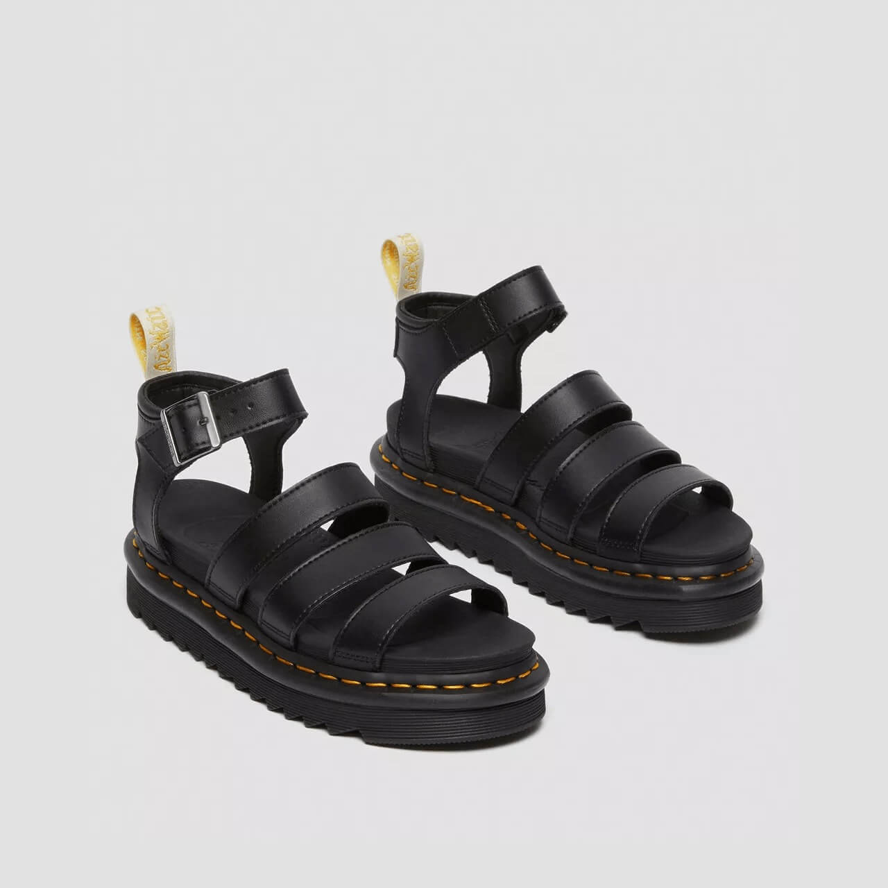 Damskie czarne sandały Dr. Martens Blaire Vegan