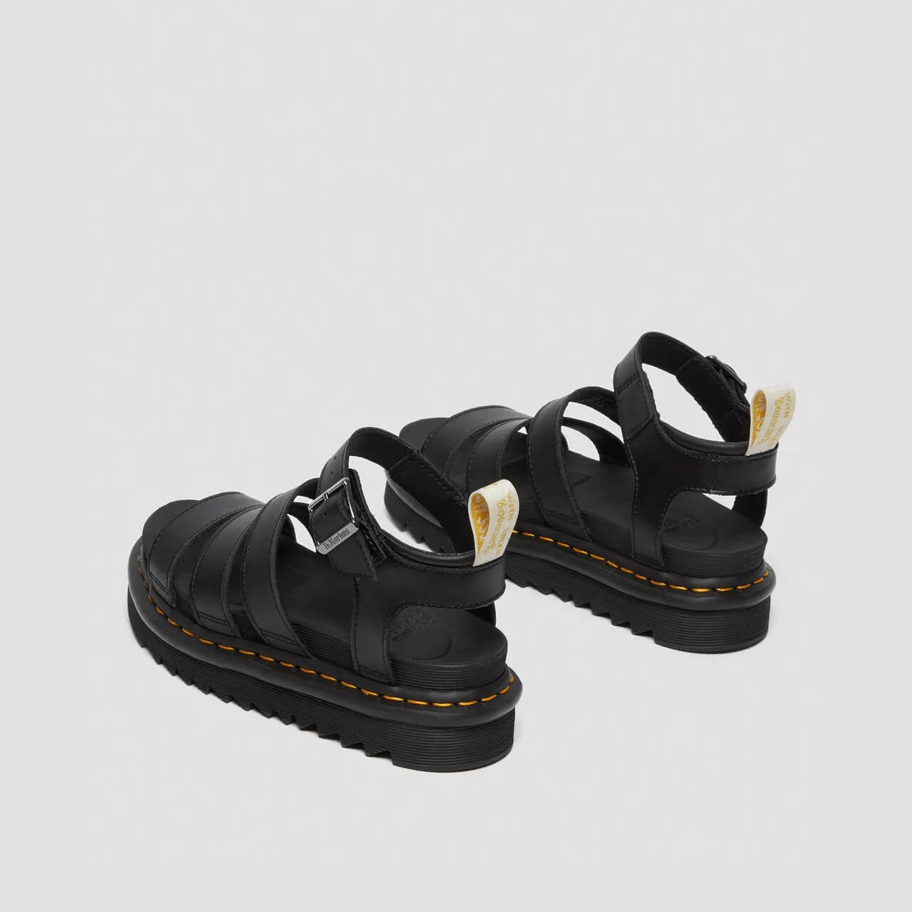 Damskie czarne sandały Dr. Martens Blaire Vegan