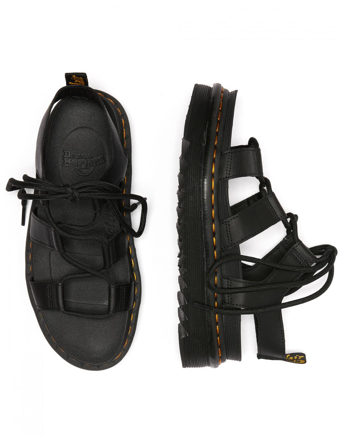 Czarne sandały damskie Dr. Martens Nartilla