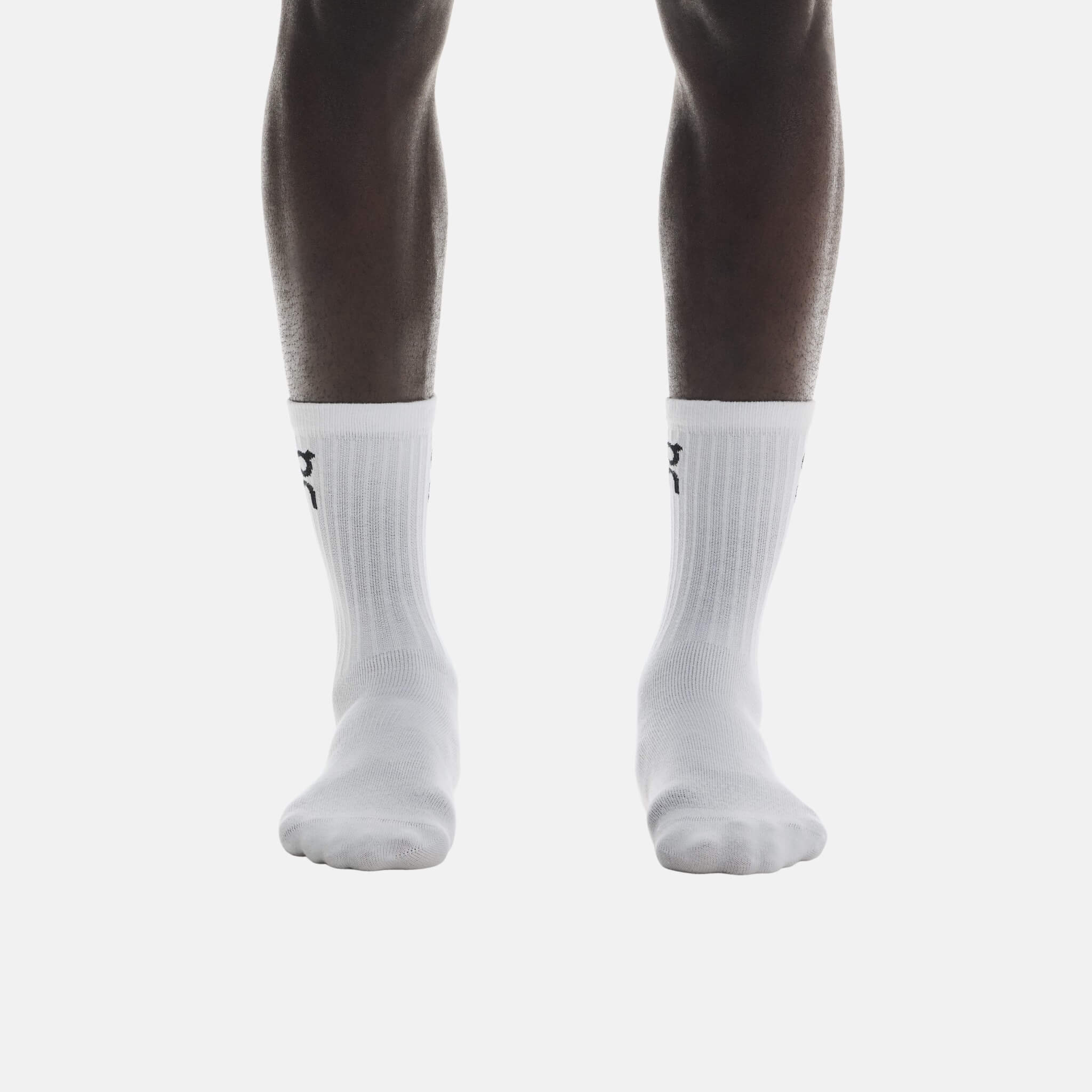 Unisex białe skarpety sportowe On Logo Sock High (3 pary)